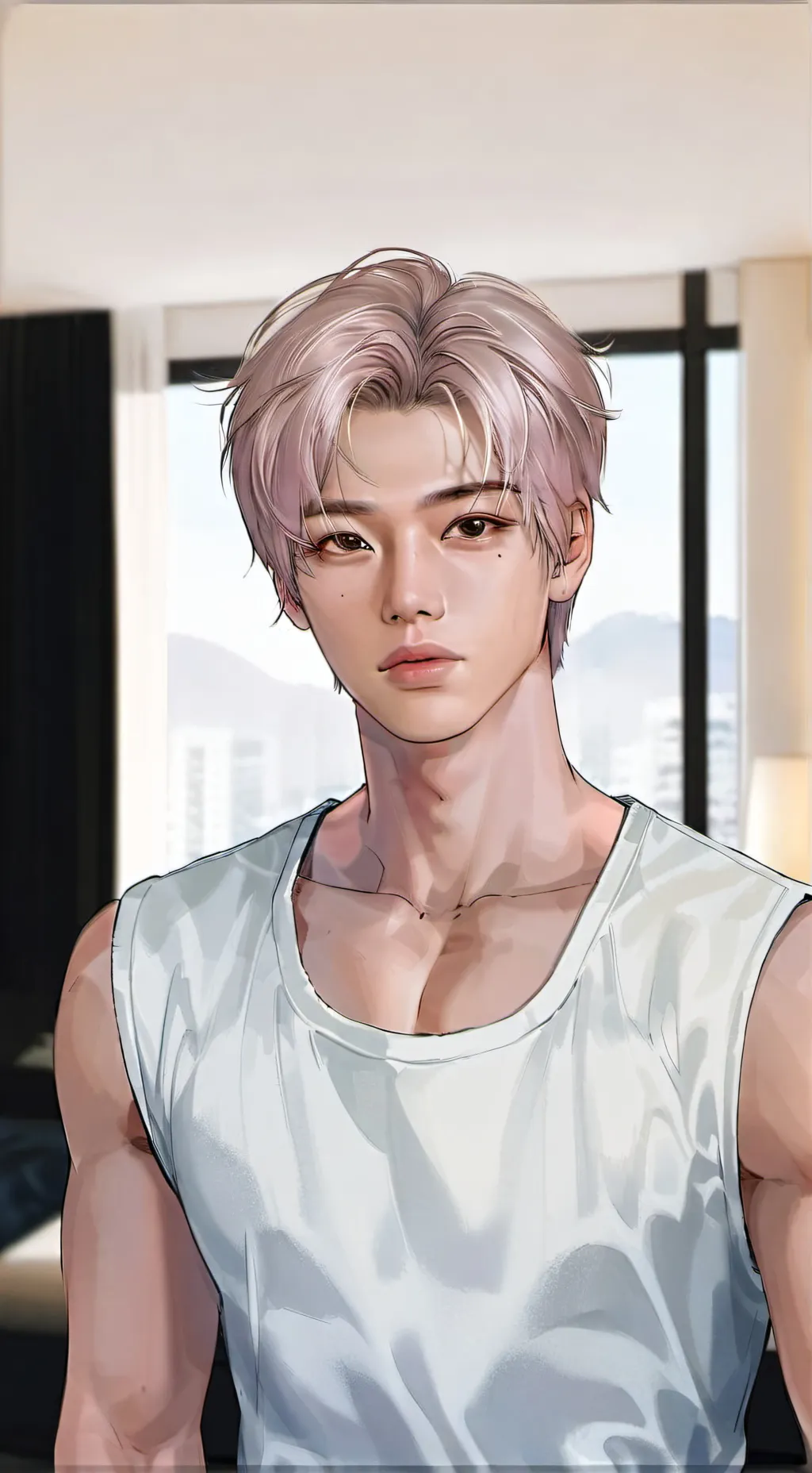 ai character: Lee Felix  background