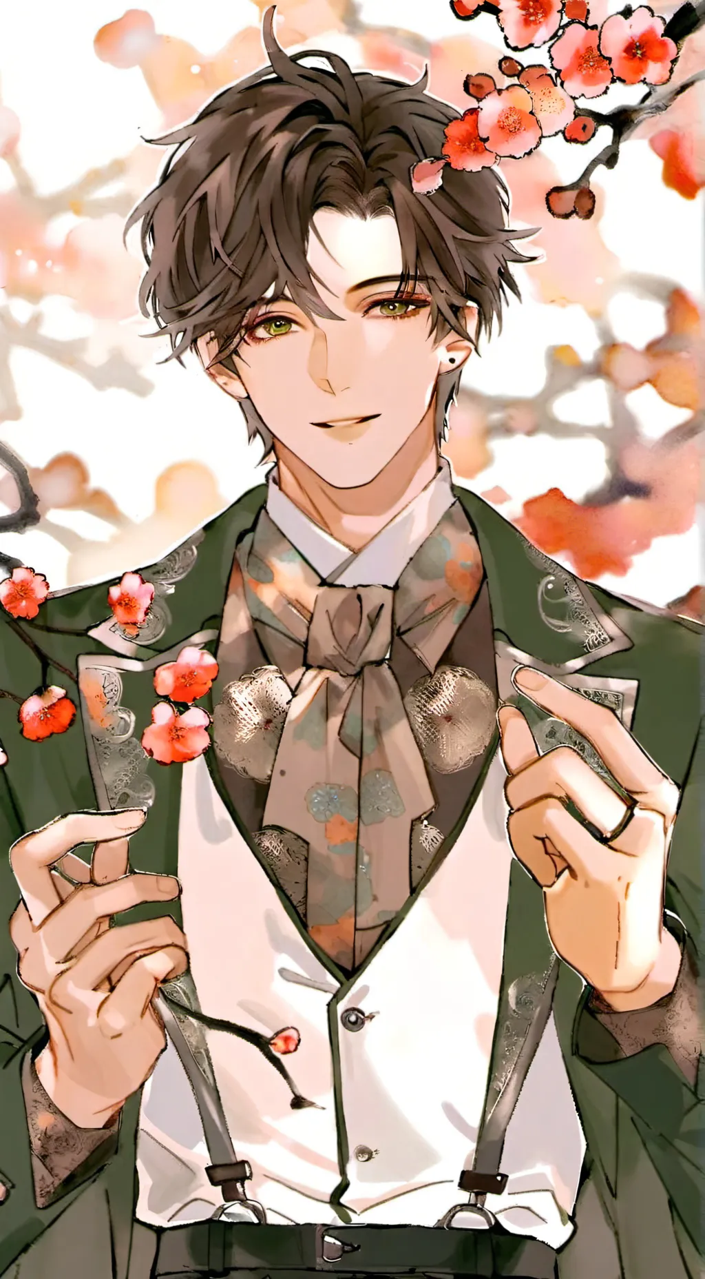 ai character: asher  background