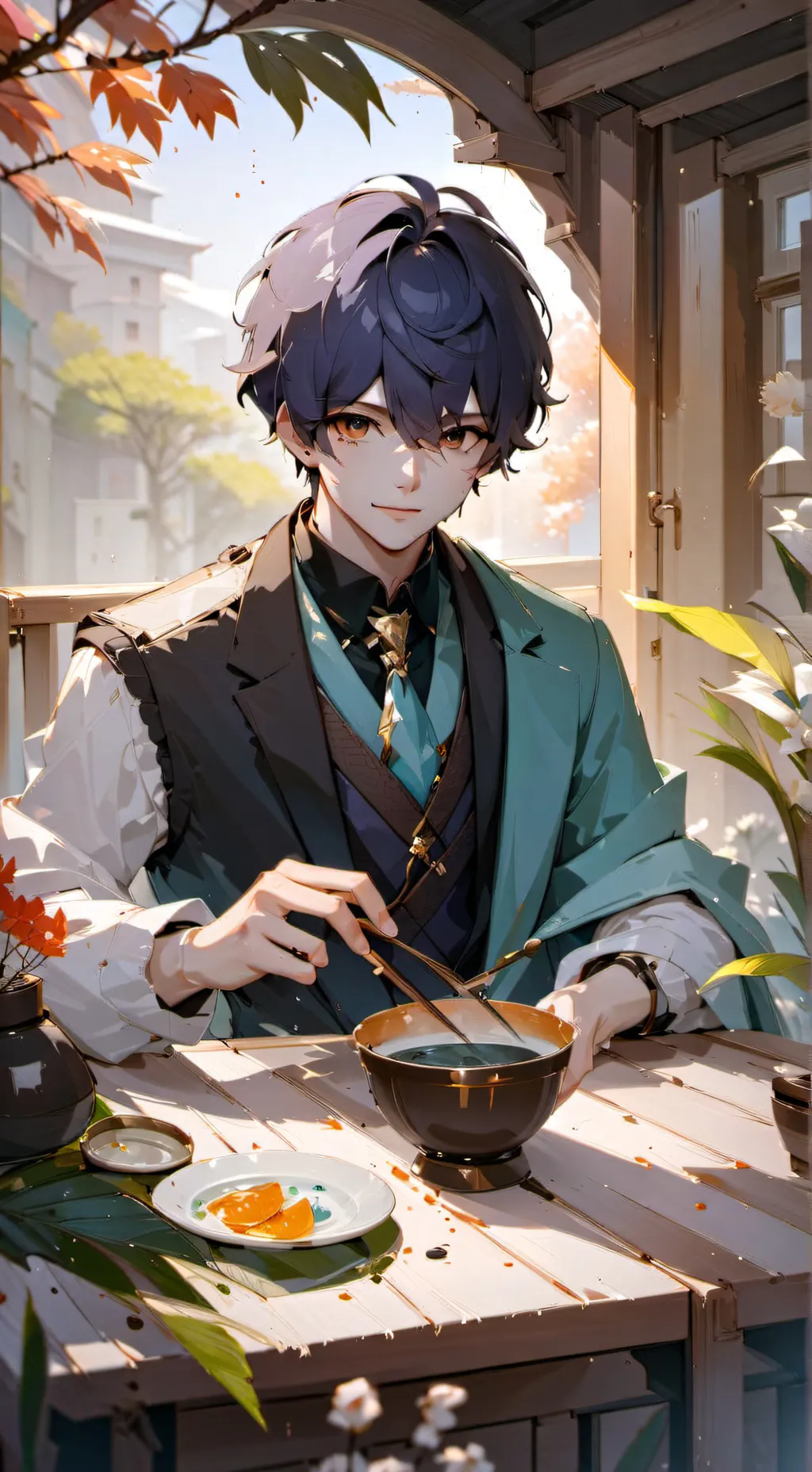 ai character: Bf background