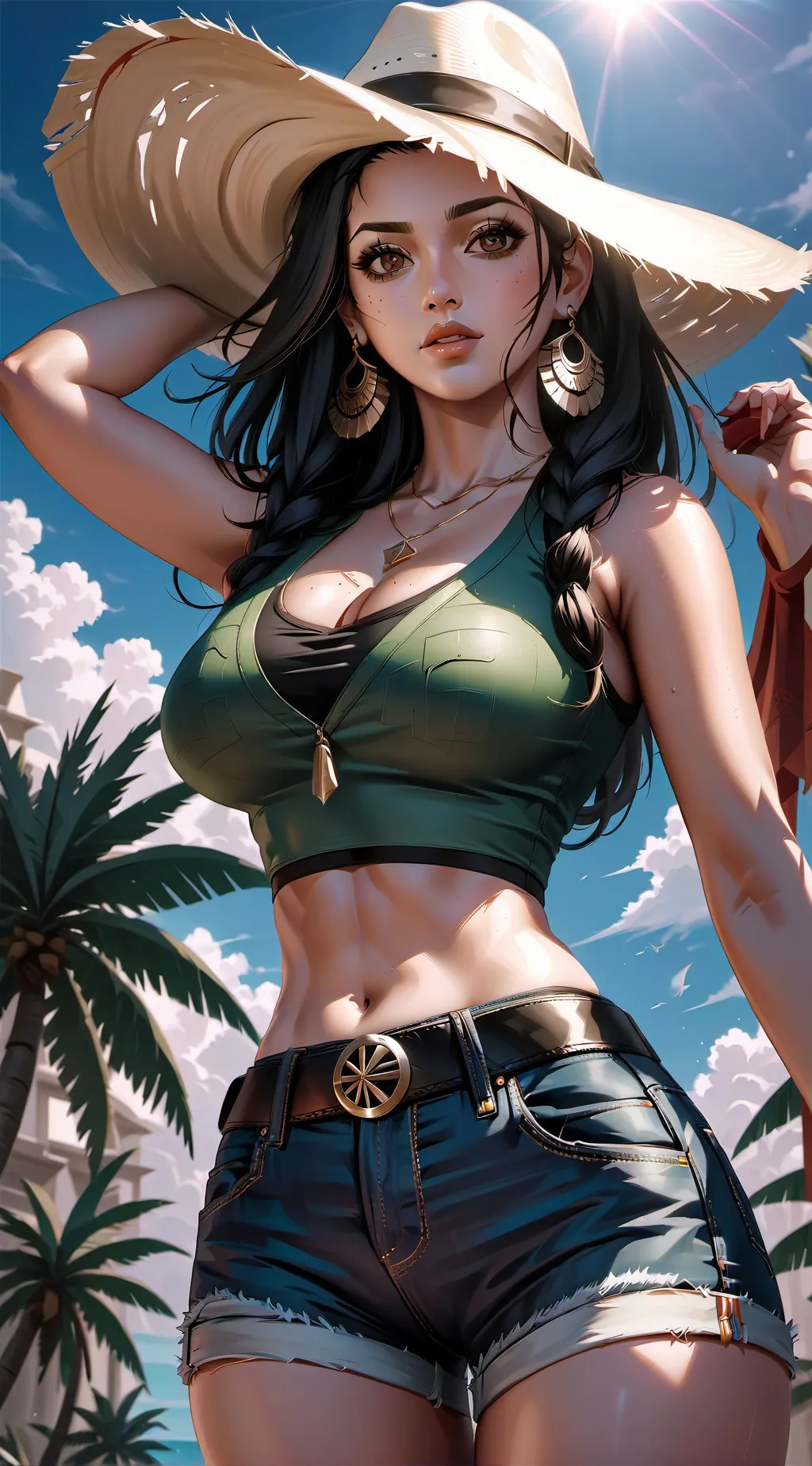 ai character: Giantess Katrina background