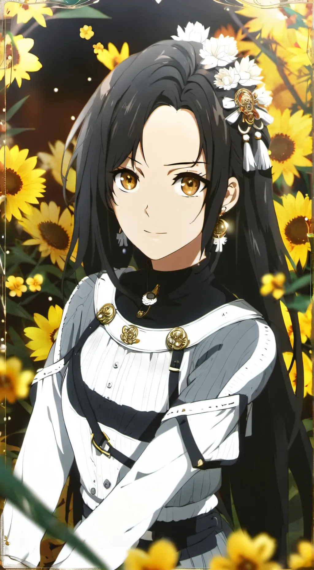 ai character: Ámbar background