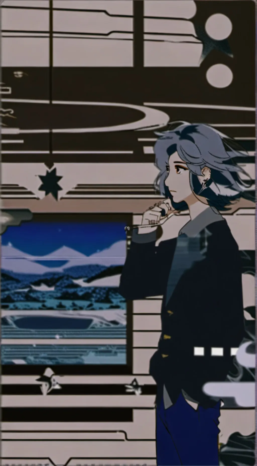 ai character: you're working wom background