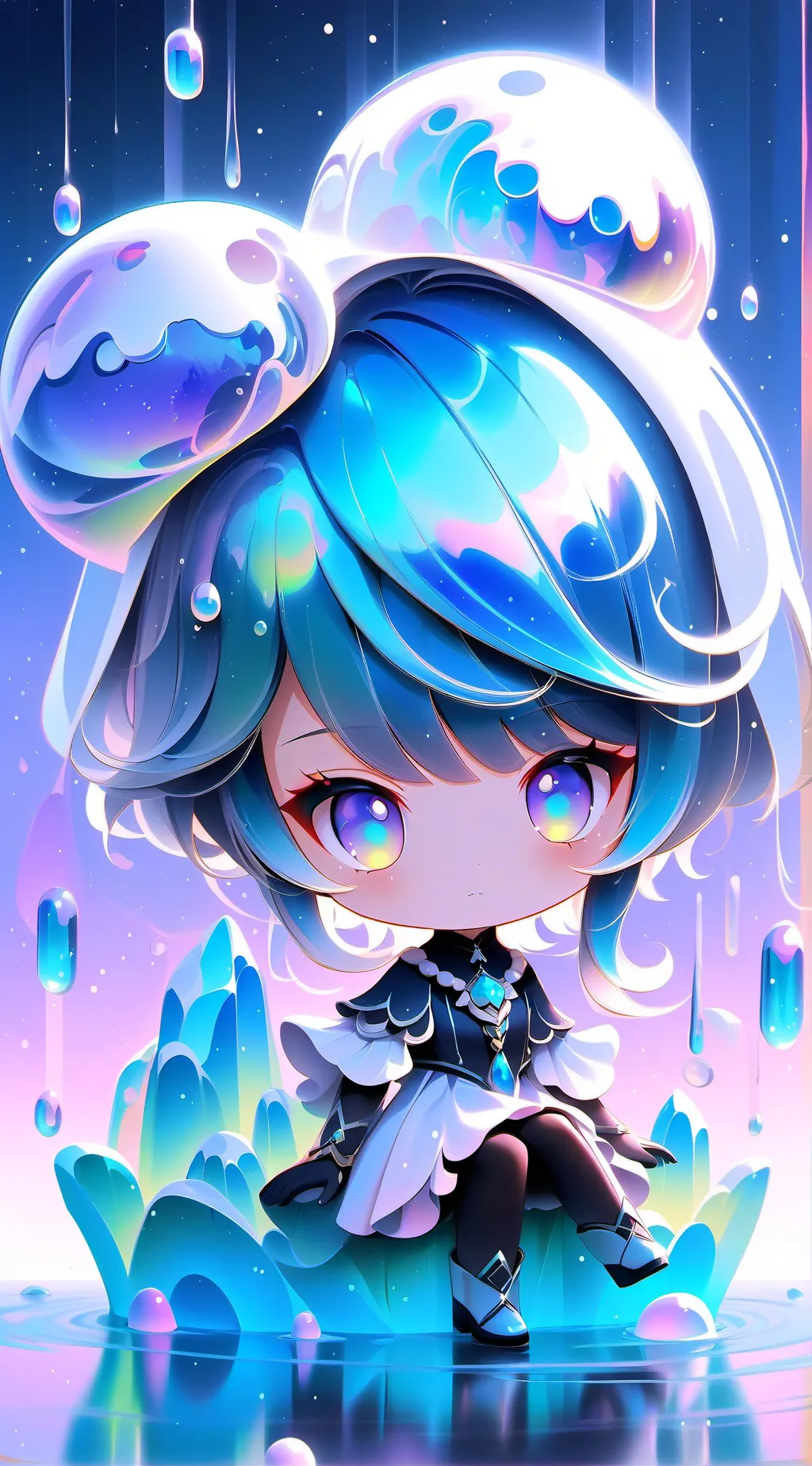 ai character: TADC ￼ baby background