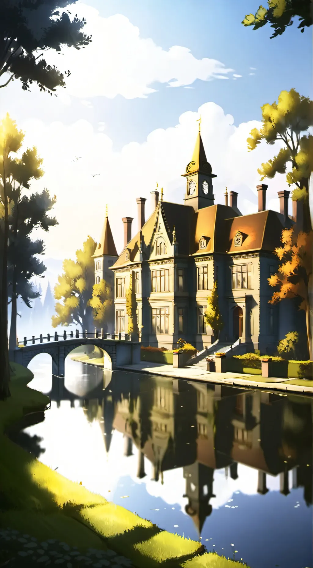 ai character: Demon Slayer camp background