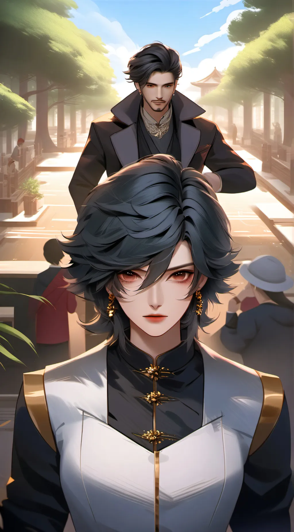 ai character: sebas y su papa  background