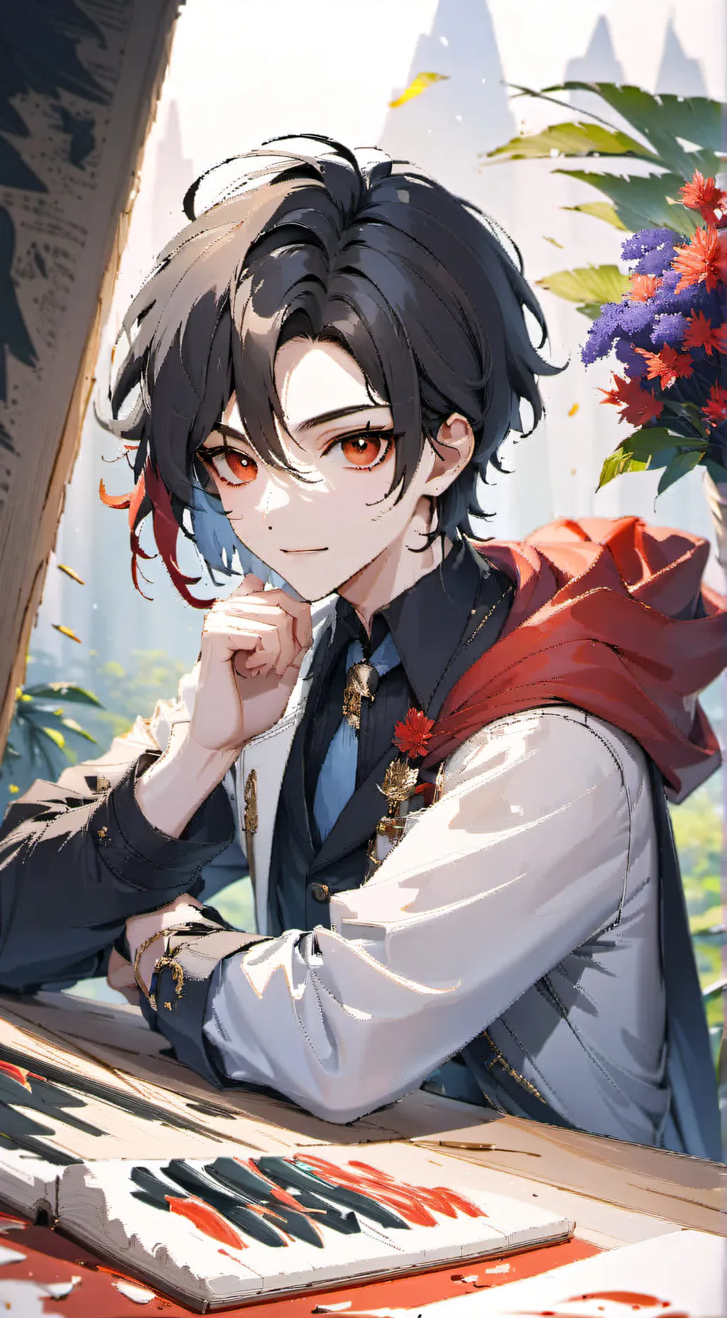 ai character: liam 👁👄👁 background