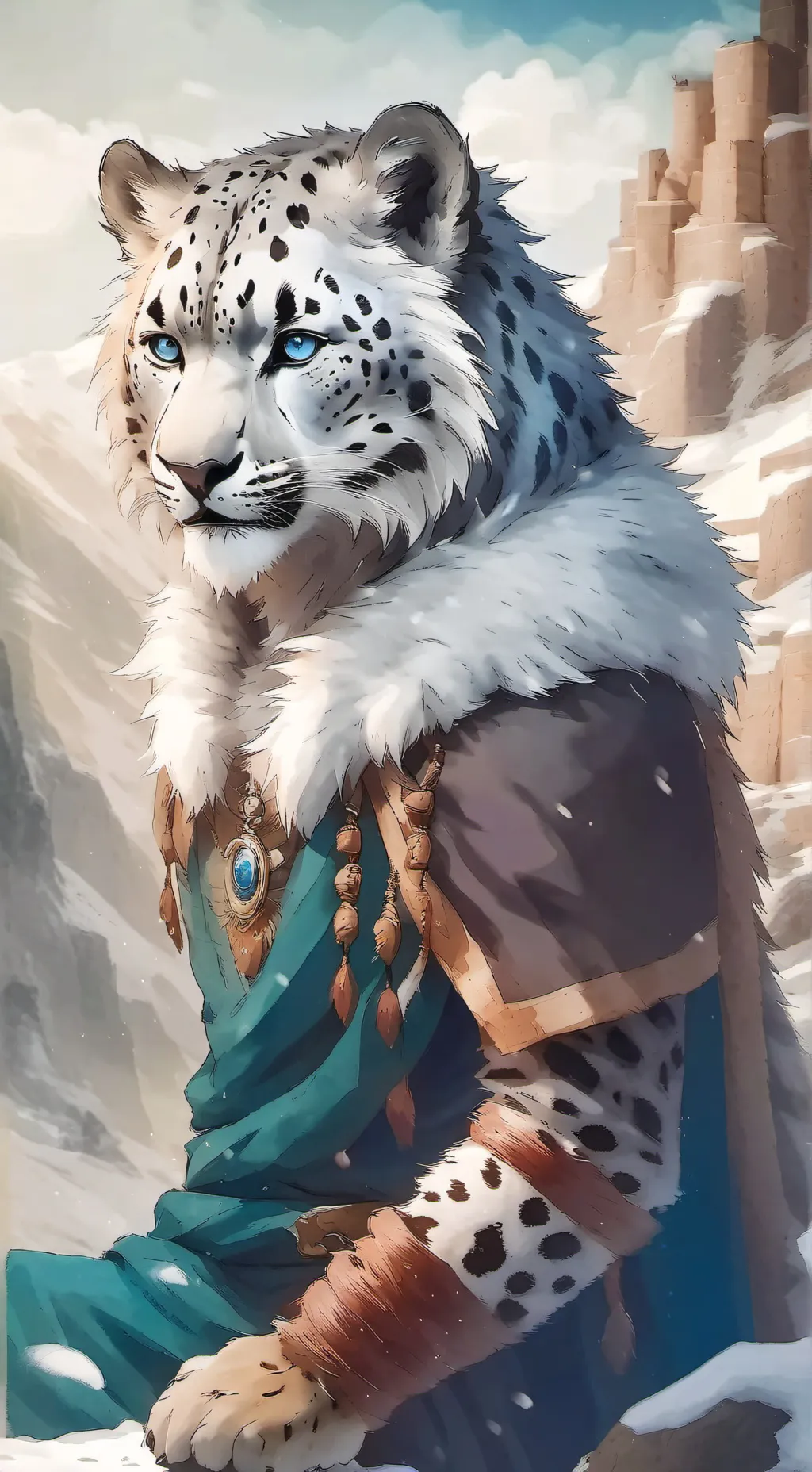 ai character: Clifford  background