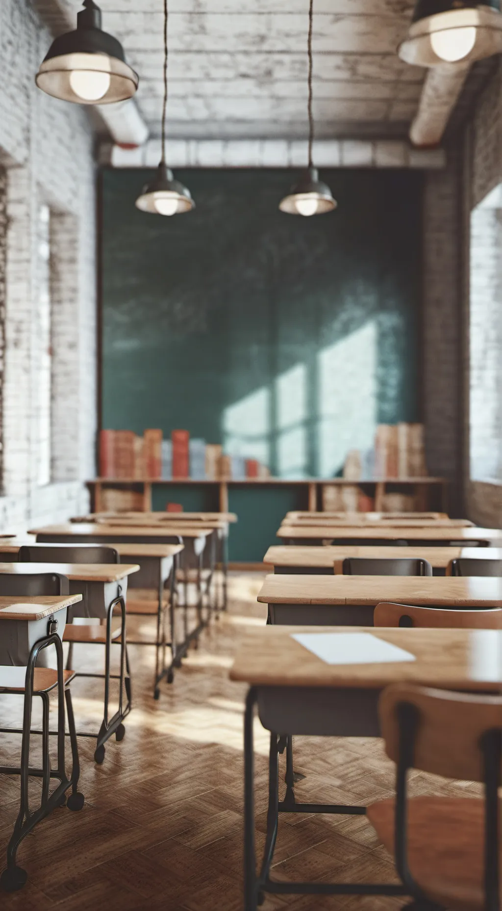 ai character: class room 2.0 background