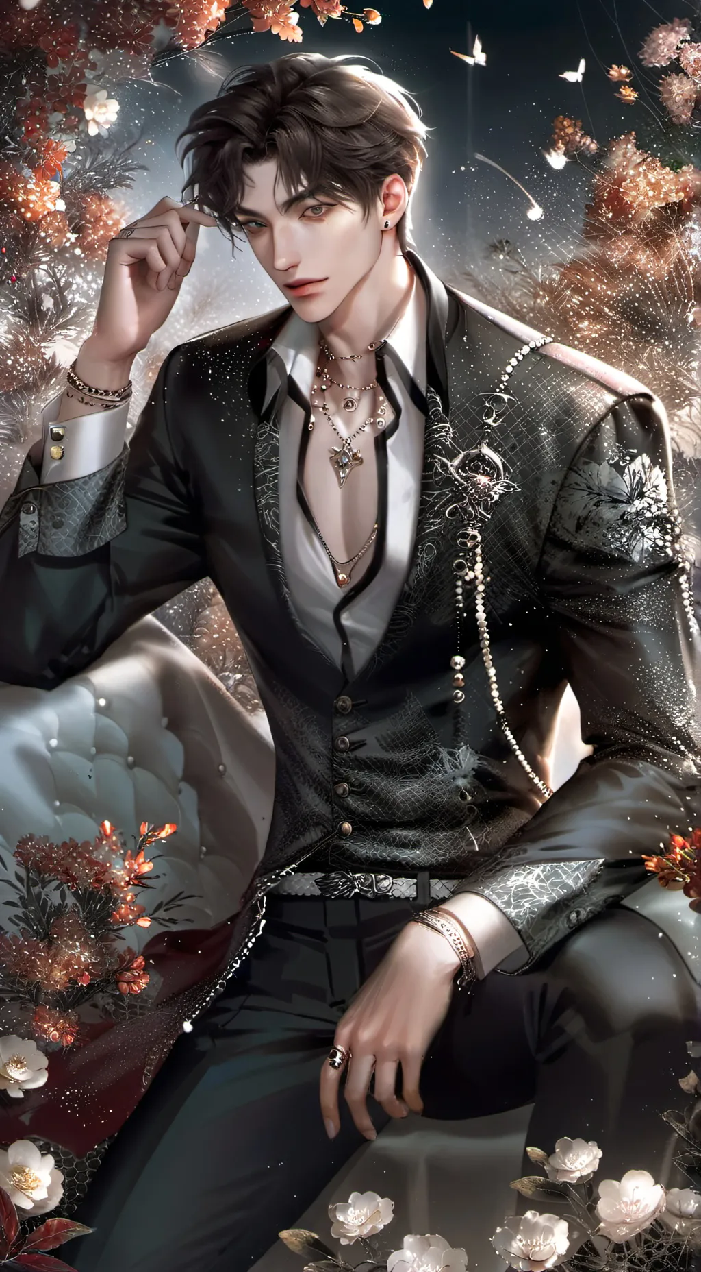 ai character: Liam  background