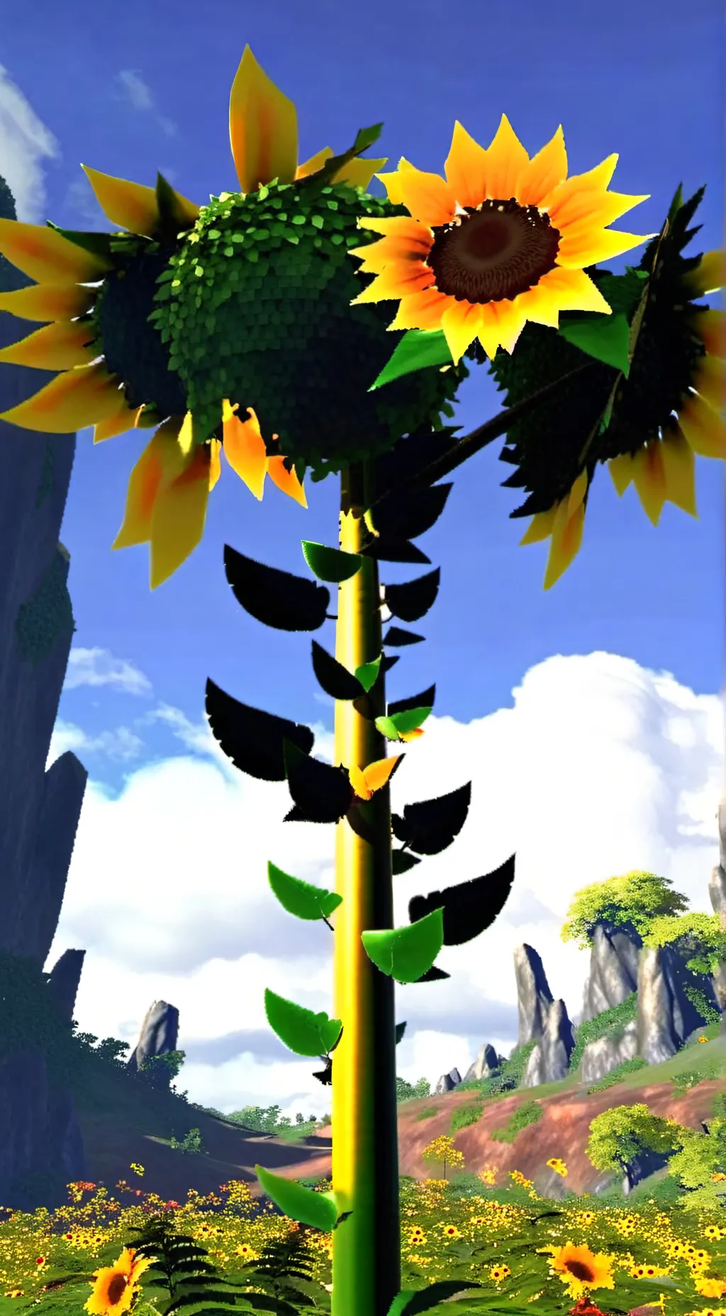 ai character: L x G background