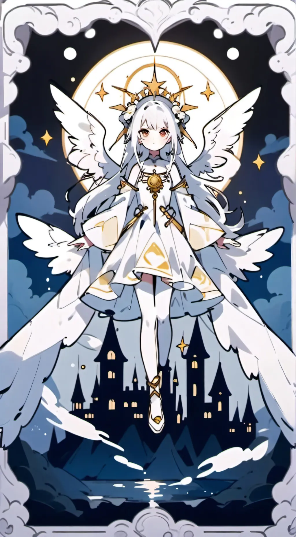 ai character: A world background