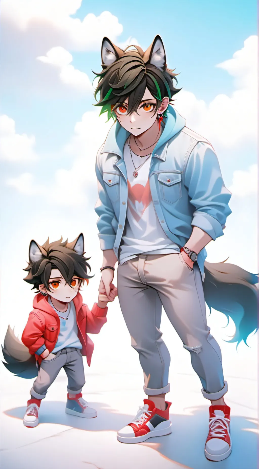 ai character: Murashi & Chan background