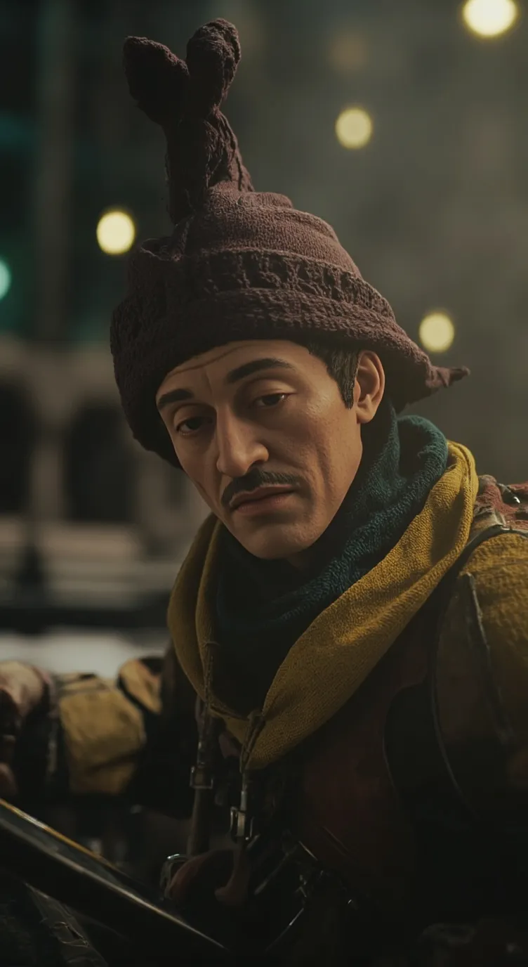 ai character: Pou  background