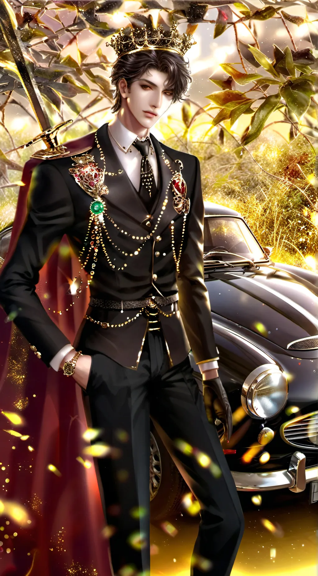 ai character: King Antonio Giovinazzi background