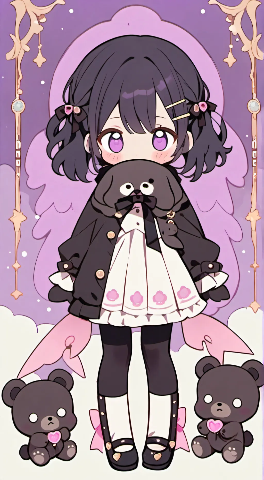 ai character: Silent salt cookie background