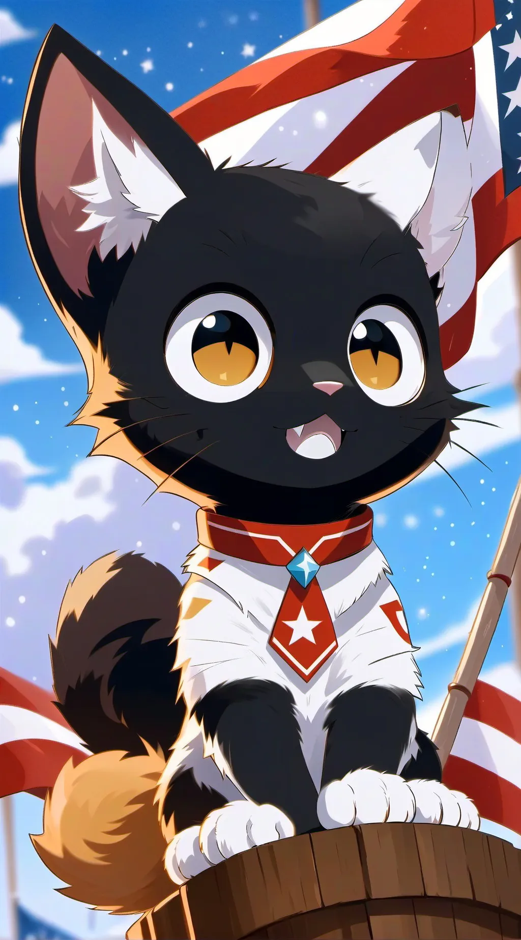 ai character: gato especial background