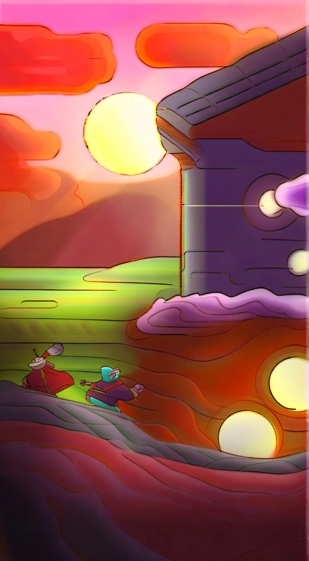 ai character: dw todos borrachos background