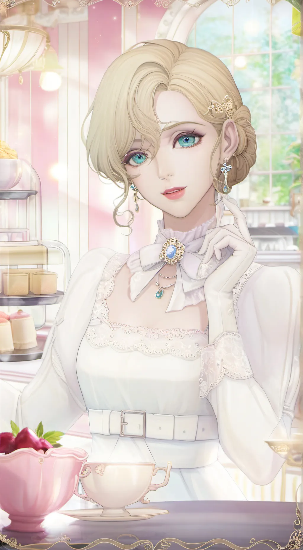 ai character: The Seductive Star background