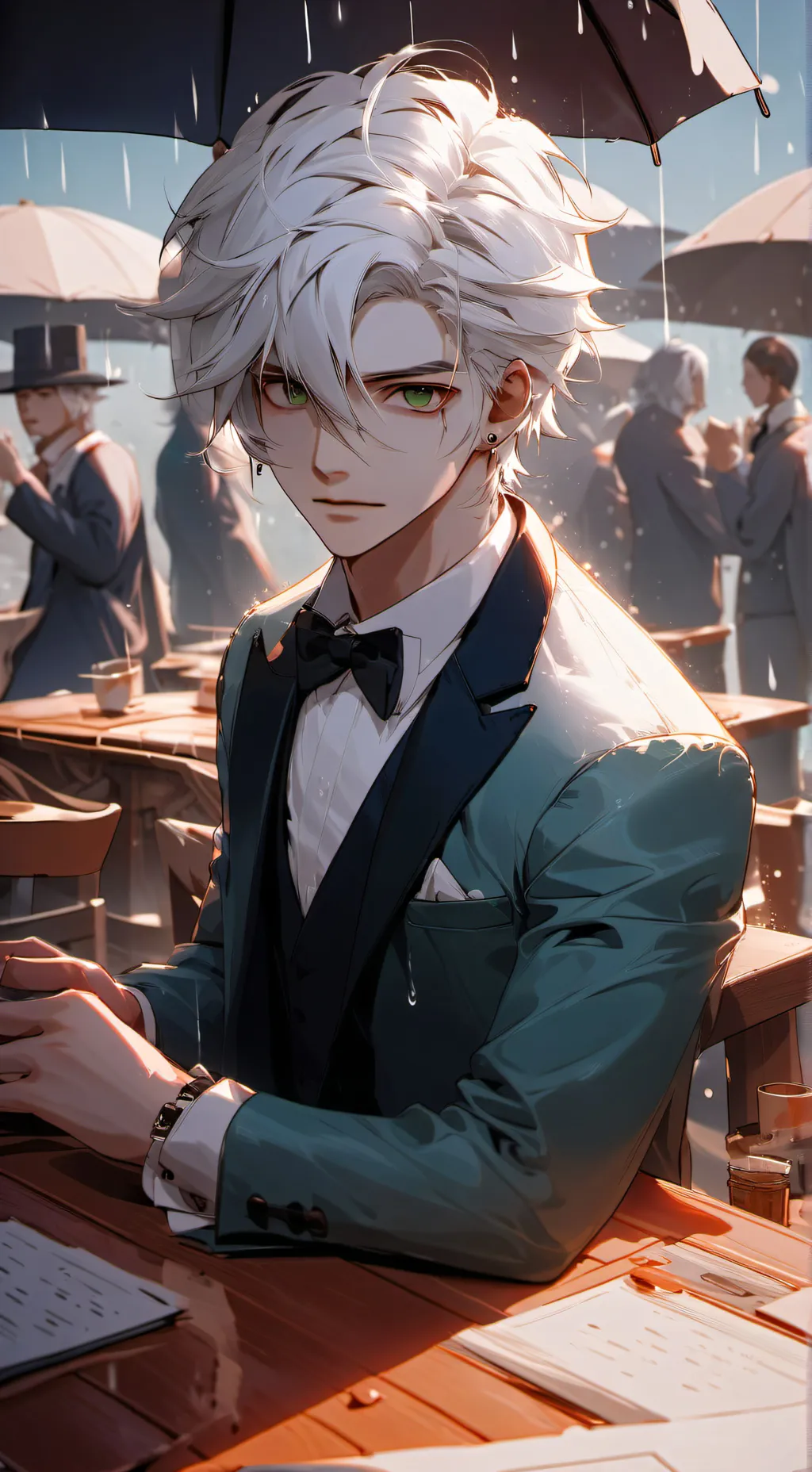 ai character: Zander  background