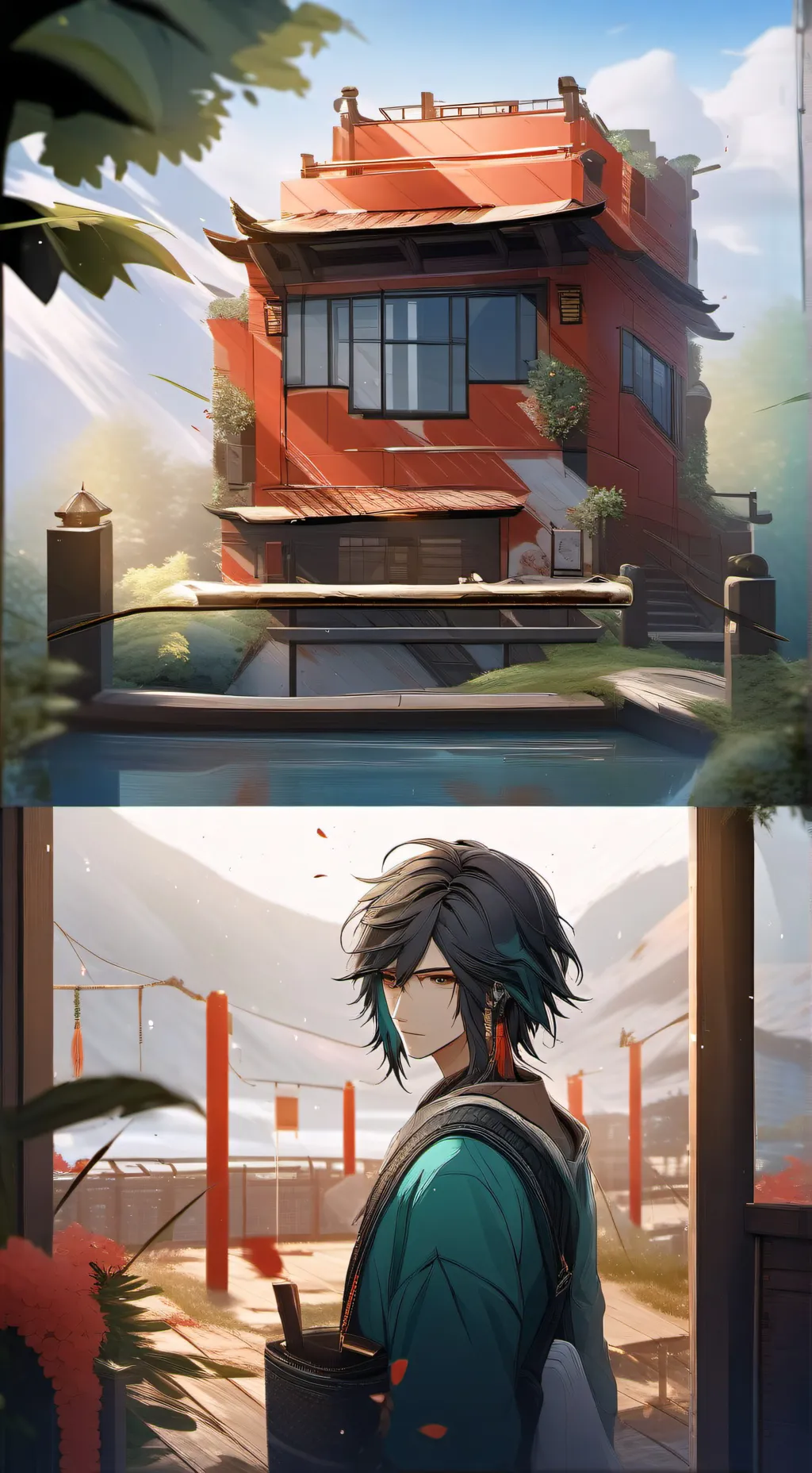 ai character: Girls day school  background