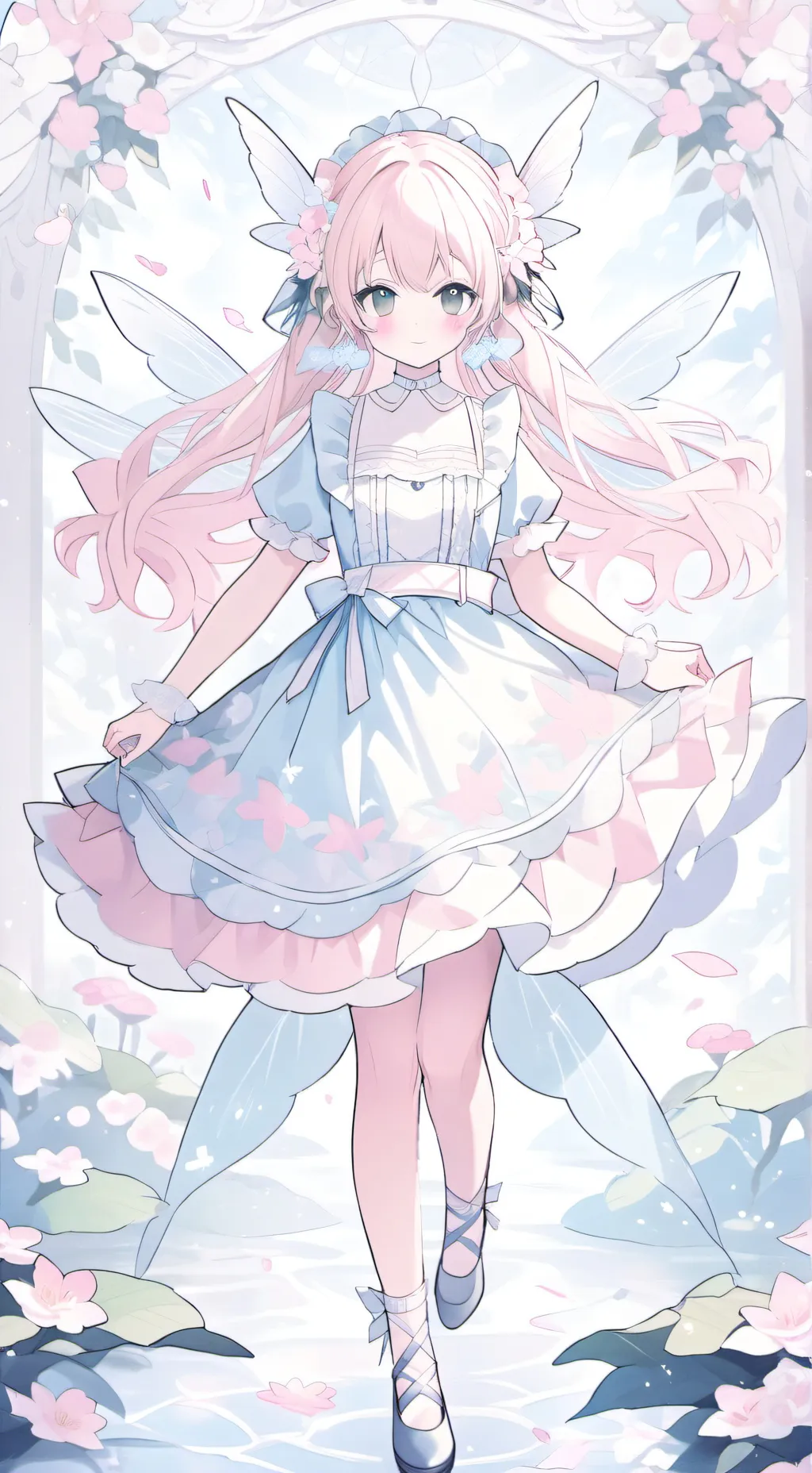 ai character: Ethereal background