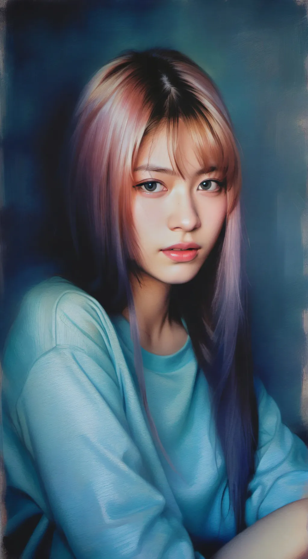 ai character: Megan (KATSEYE) background