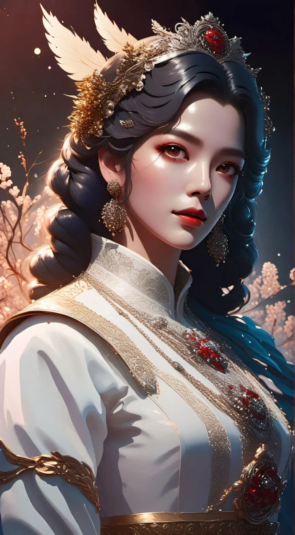 ai character: DW TOON HALF DEMON background