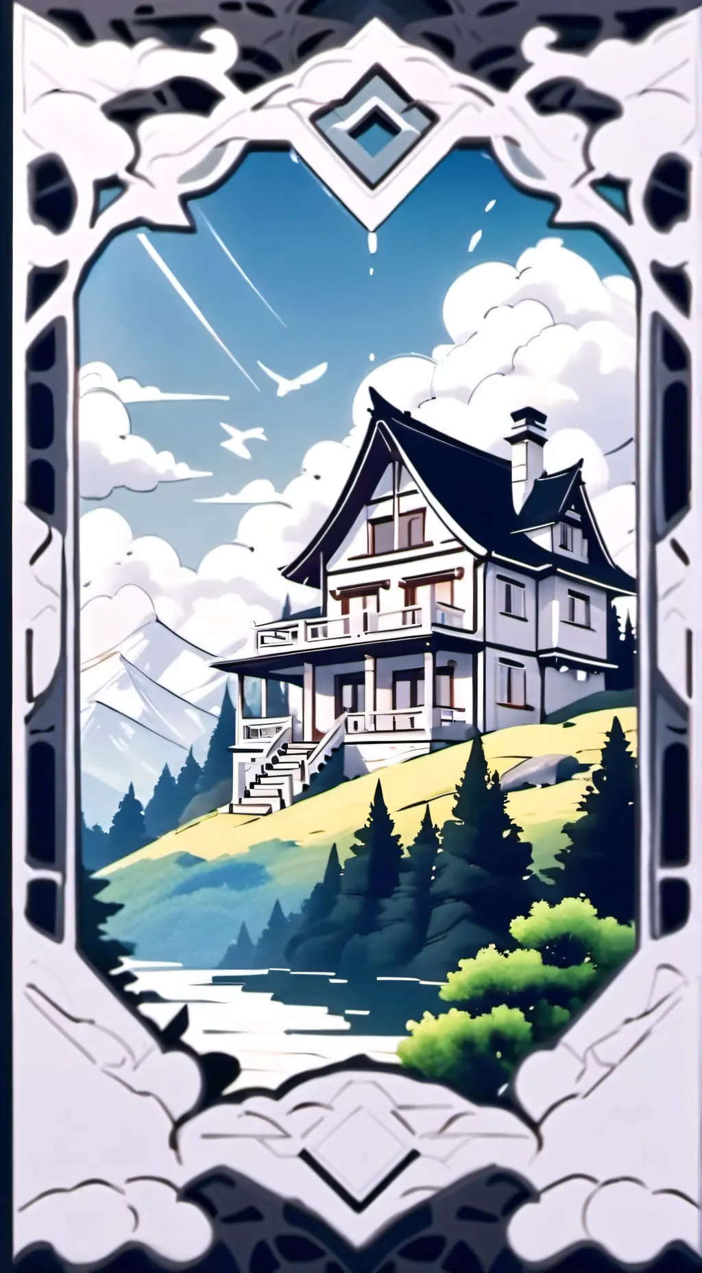 ai character: Orbit 1 background