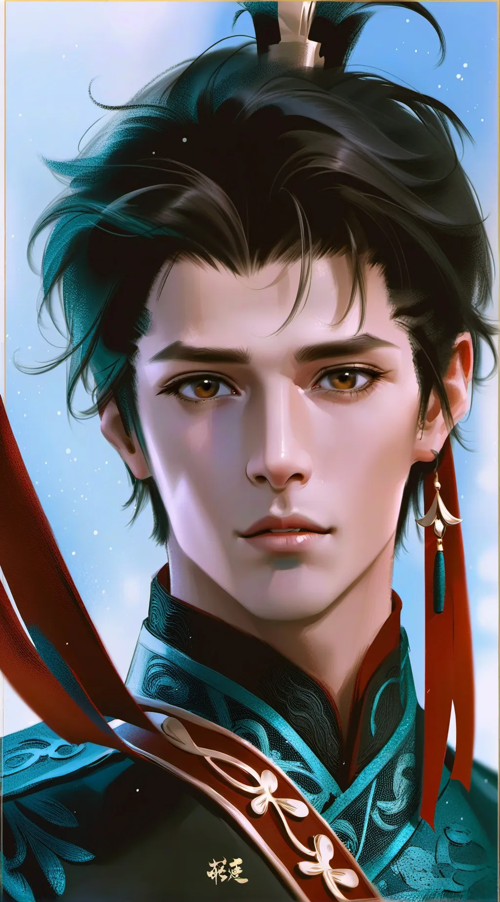 ai character: Sick Adrian.  background