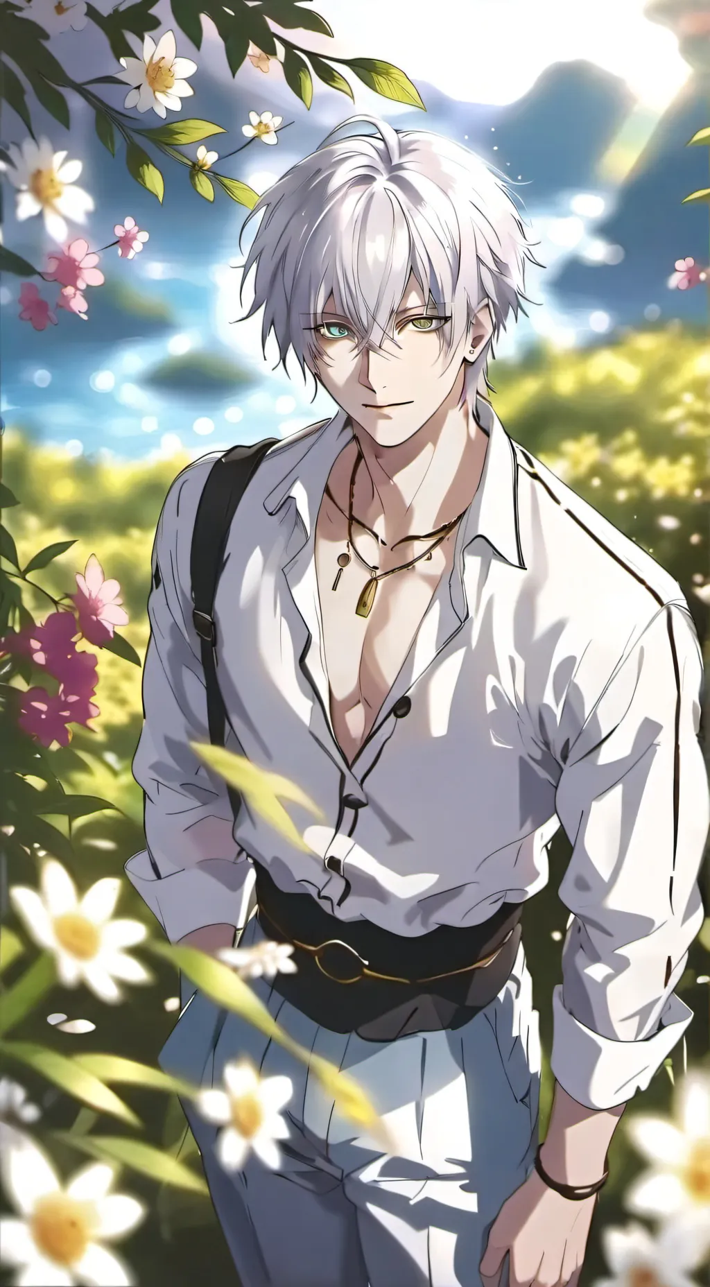 ai character: gojo💖💖 background