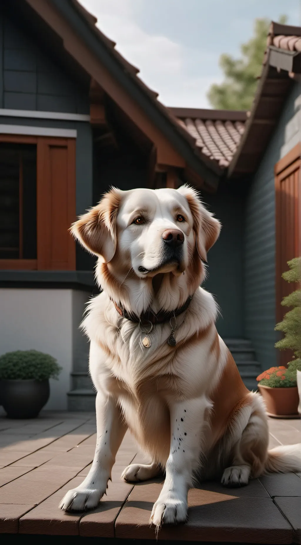 ai character: ur pet dog background