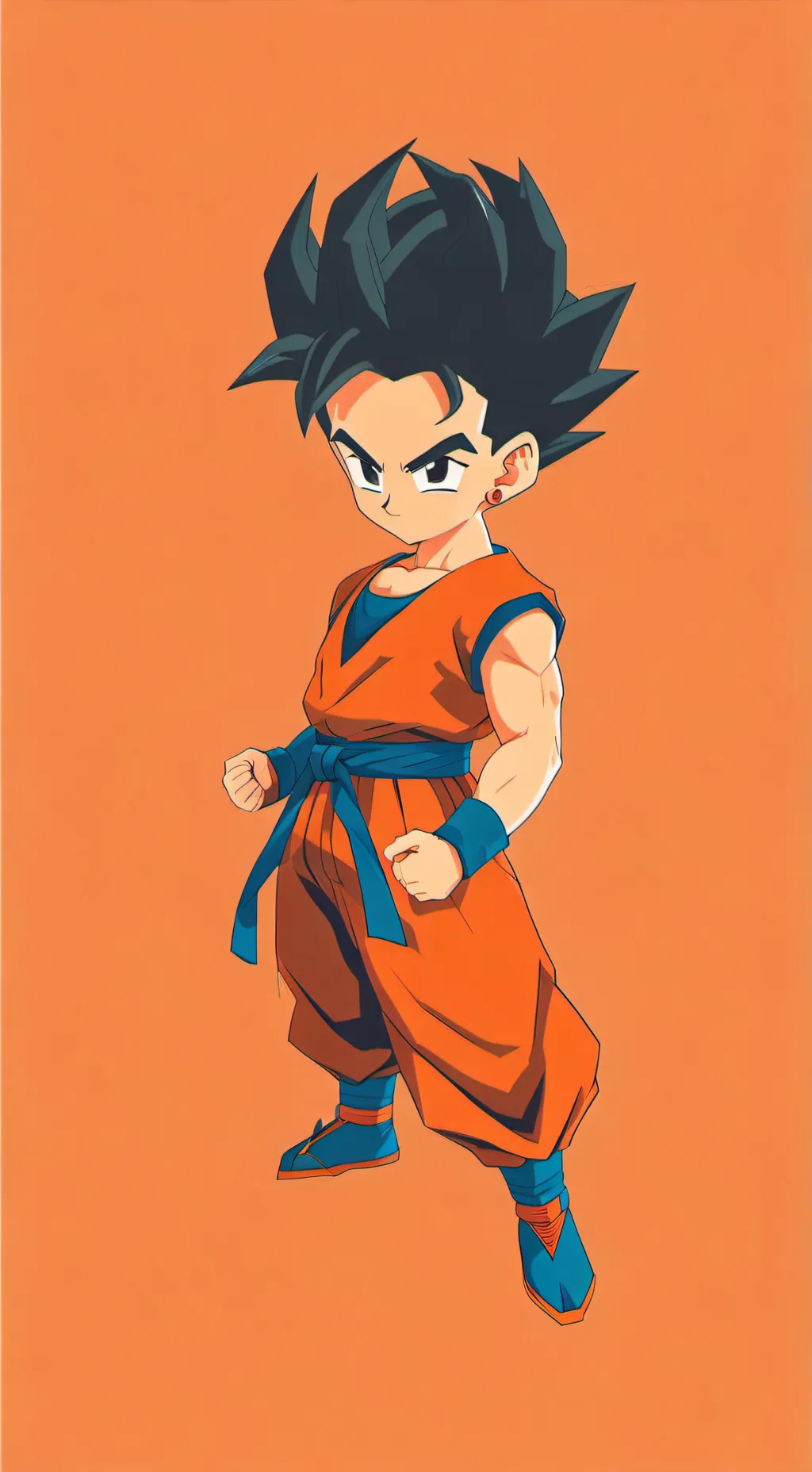 ai character: Gohan Fighter background