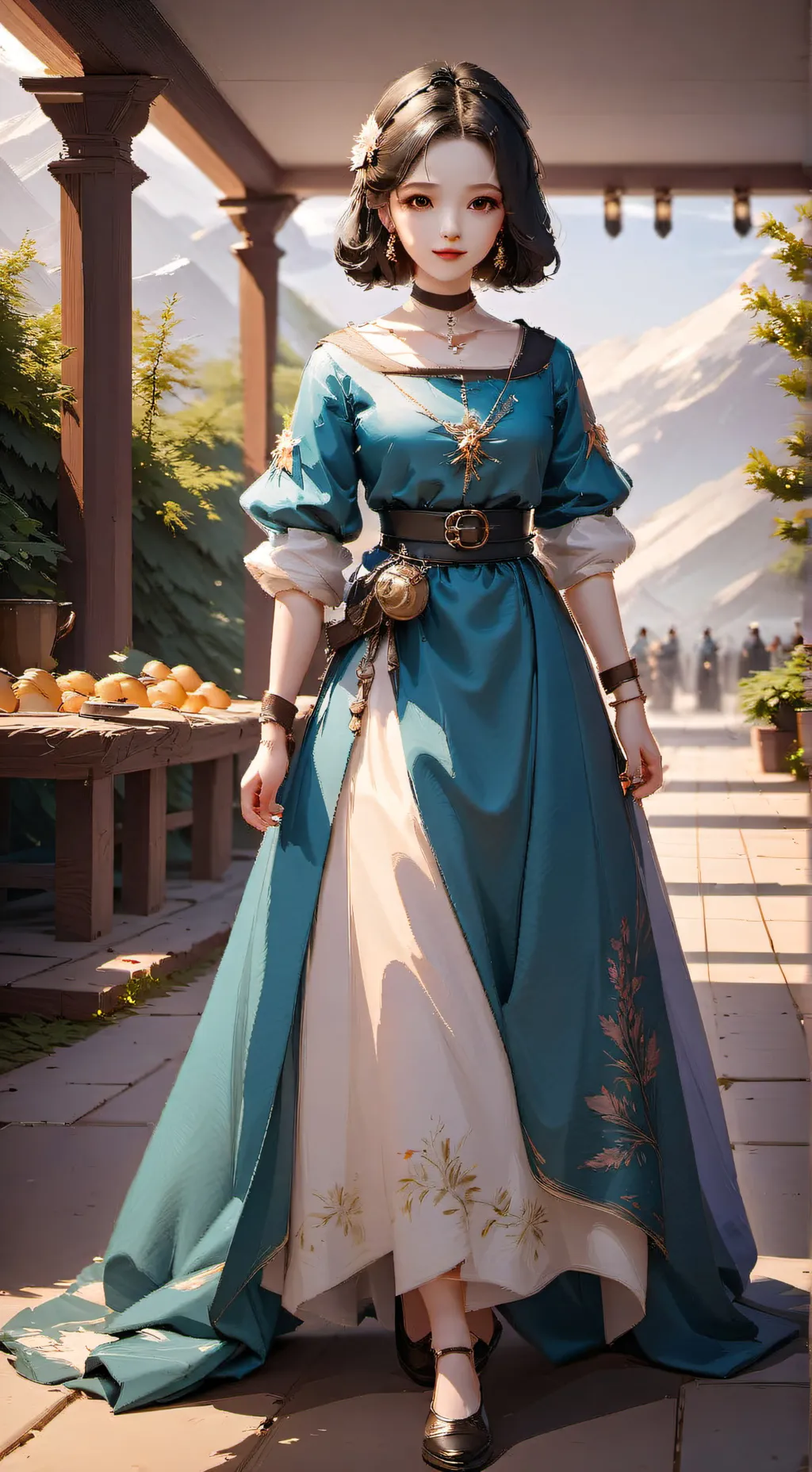 ai character: Lilly background