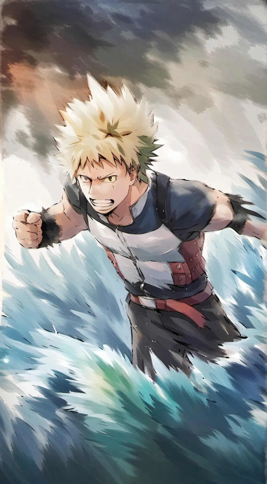 ai character: Your bf Bakugou  background