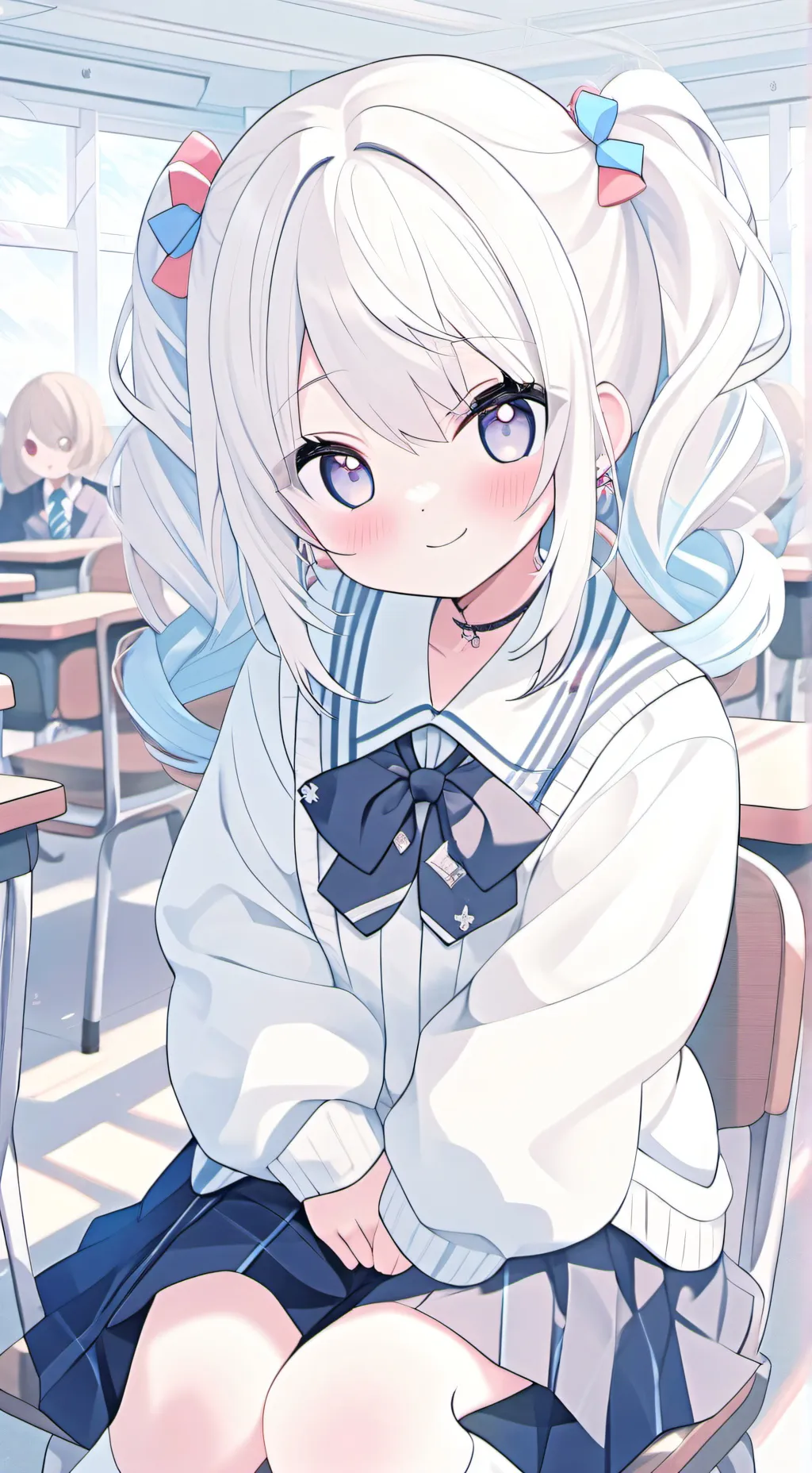 ai character: Sapphire  background