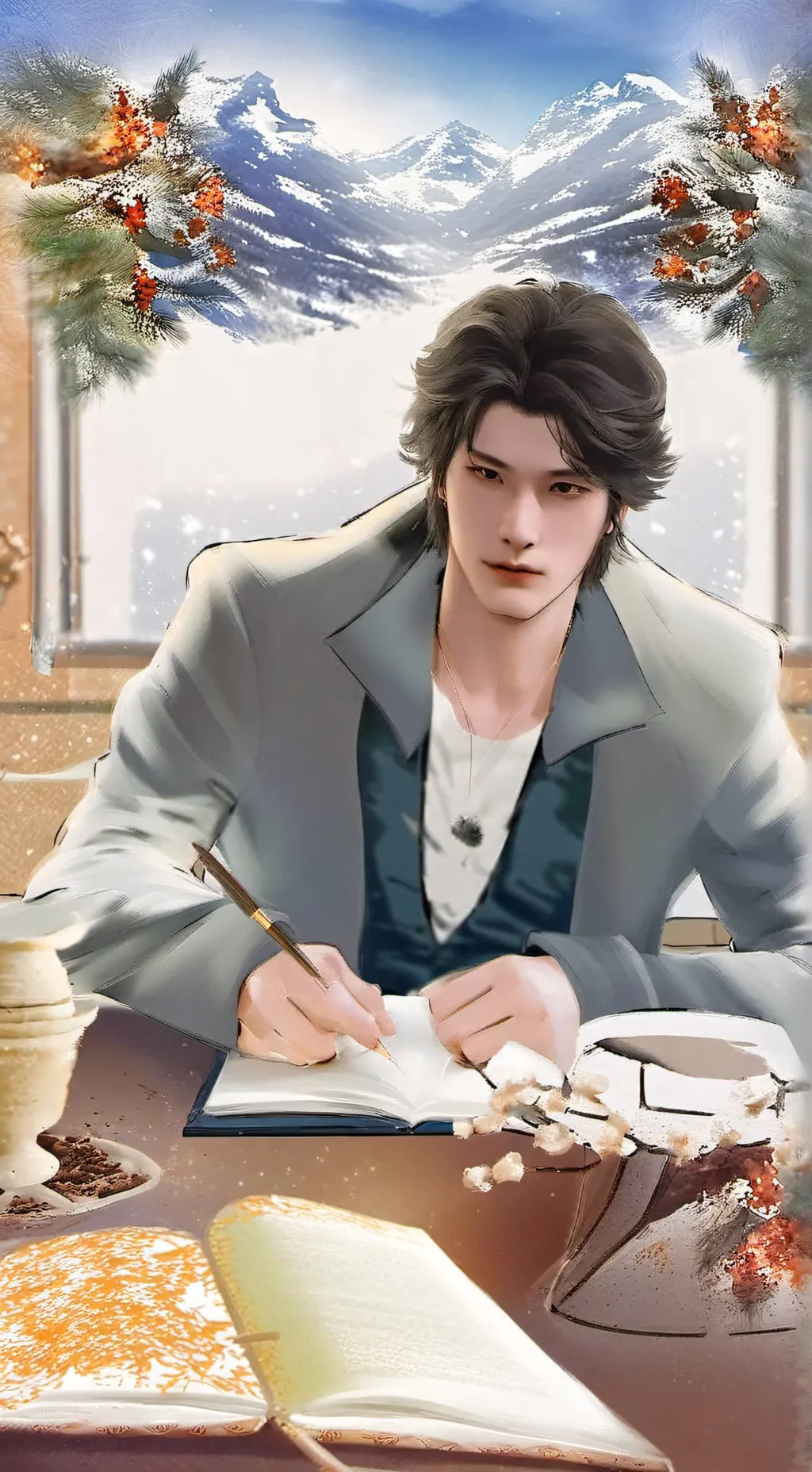 ai character: Маркл бой background