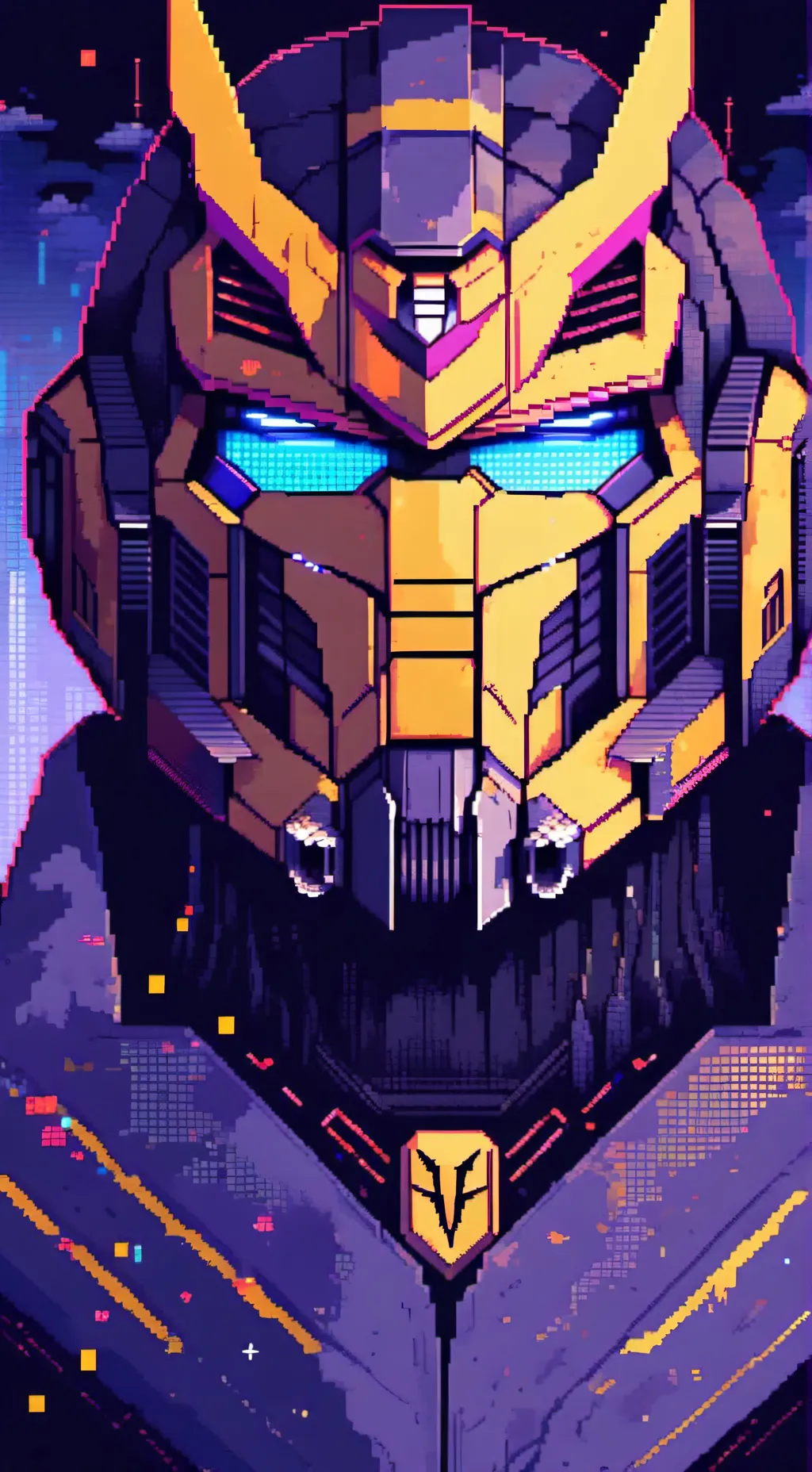 ai character: bumblebee background