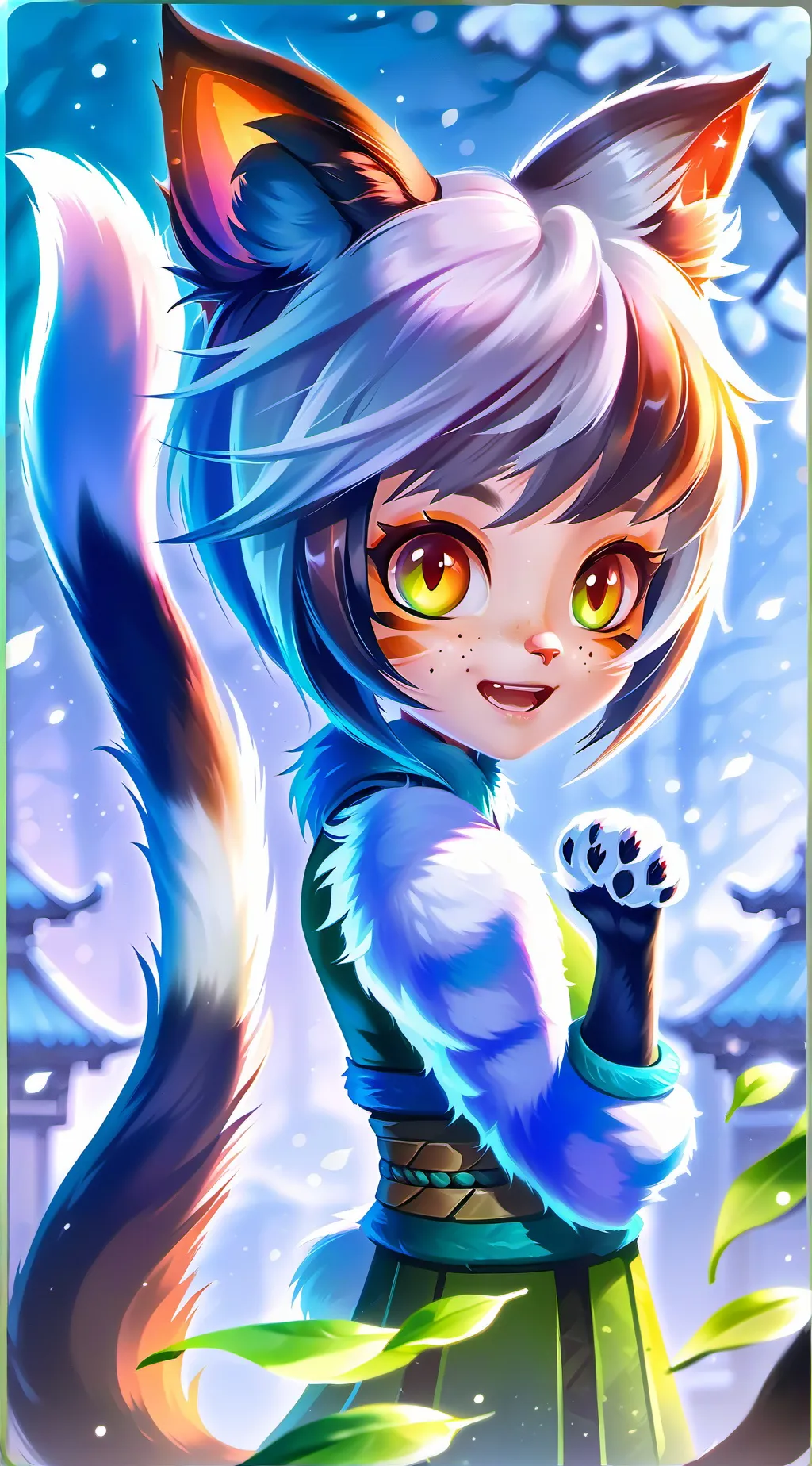 ai character: Calista the Calico Wanderer background