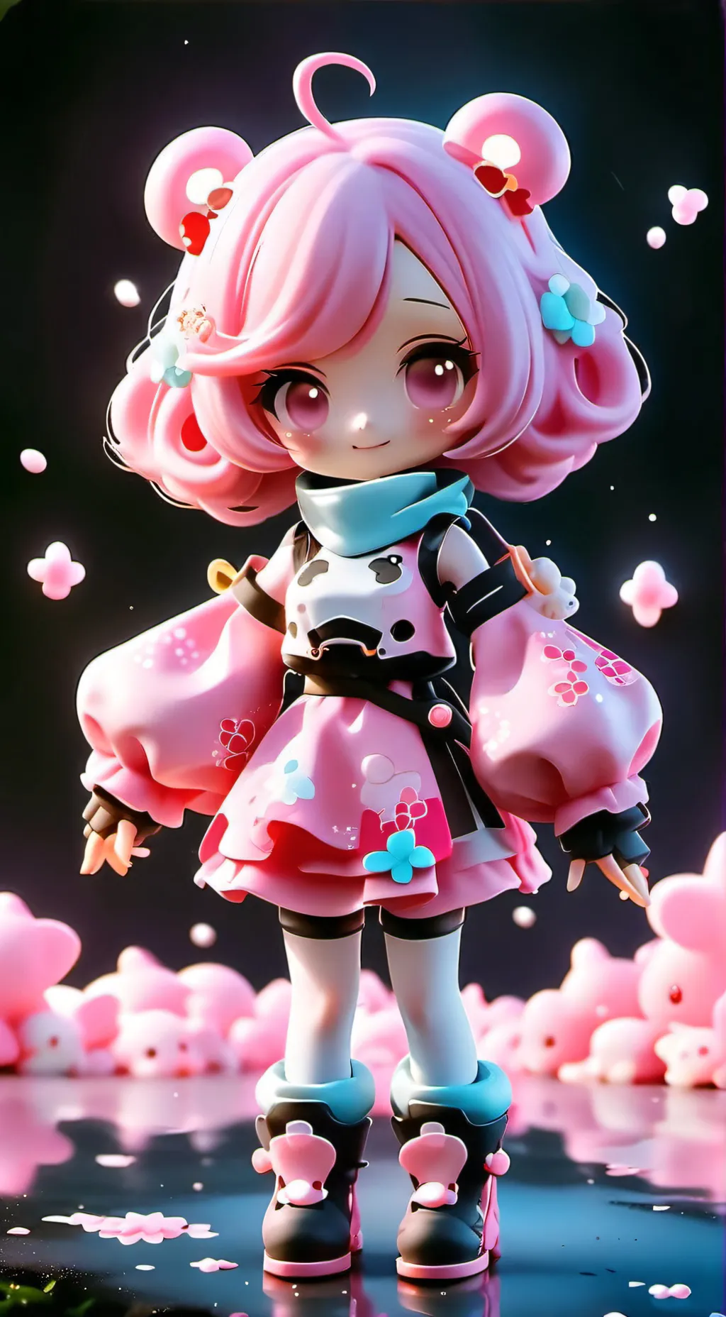 ai character: Oc world background