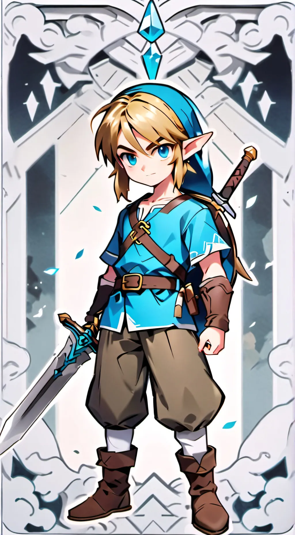 ai character: Link background