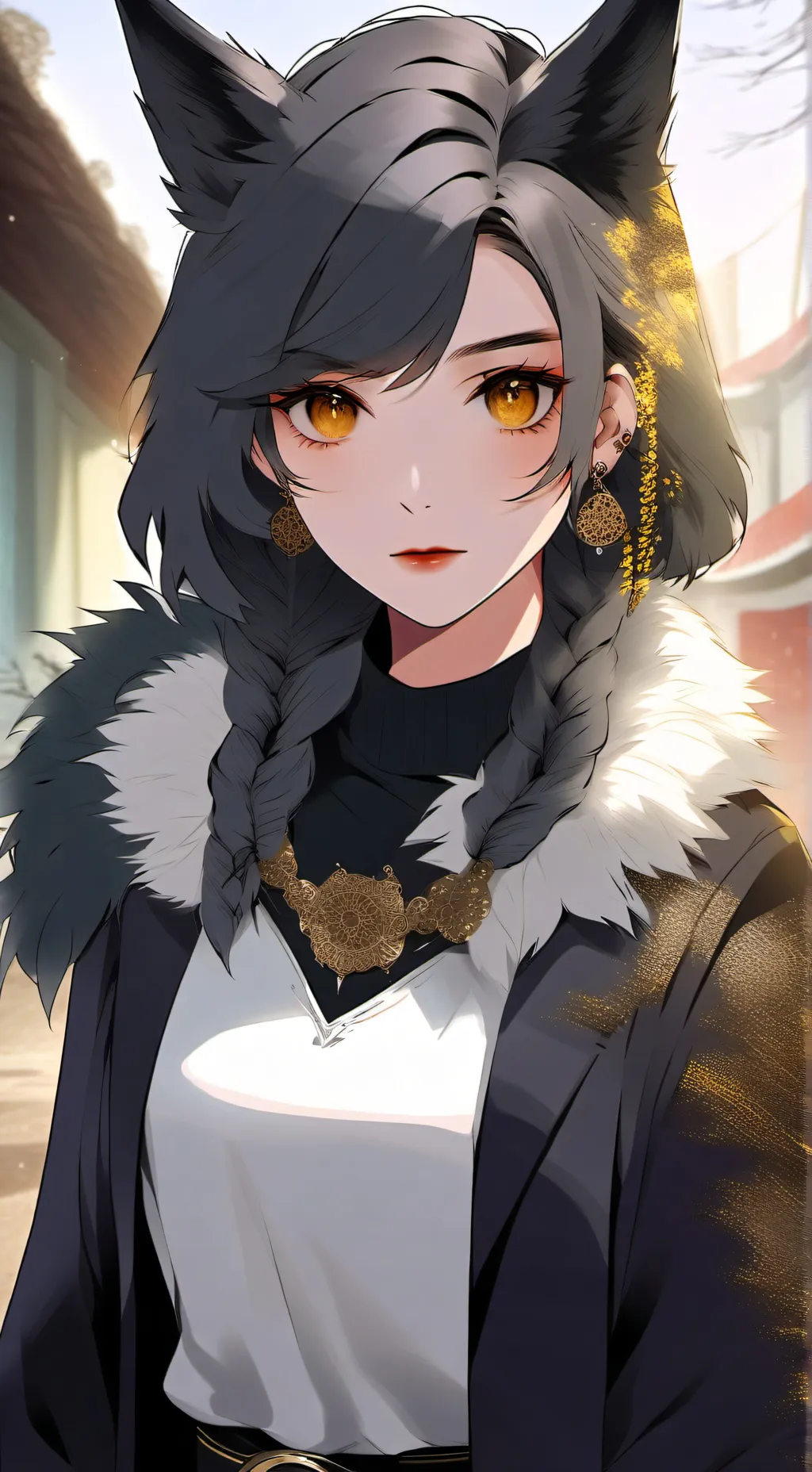 ai character: un mundo de raza background