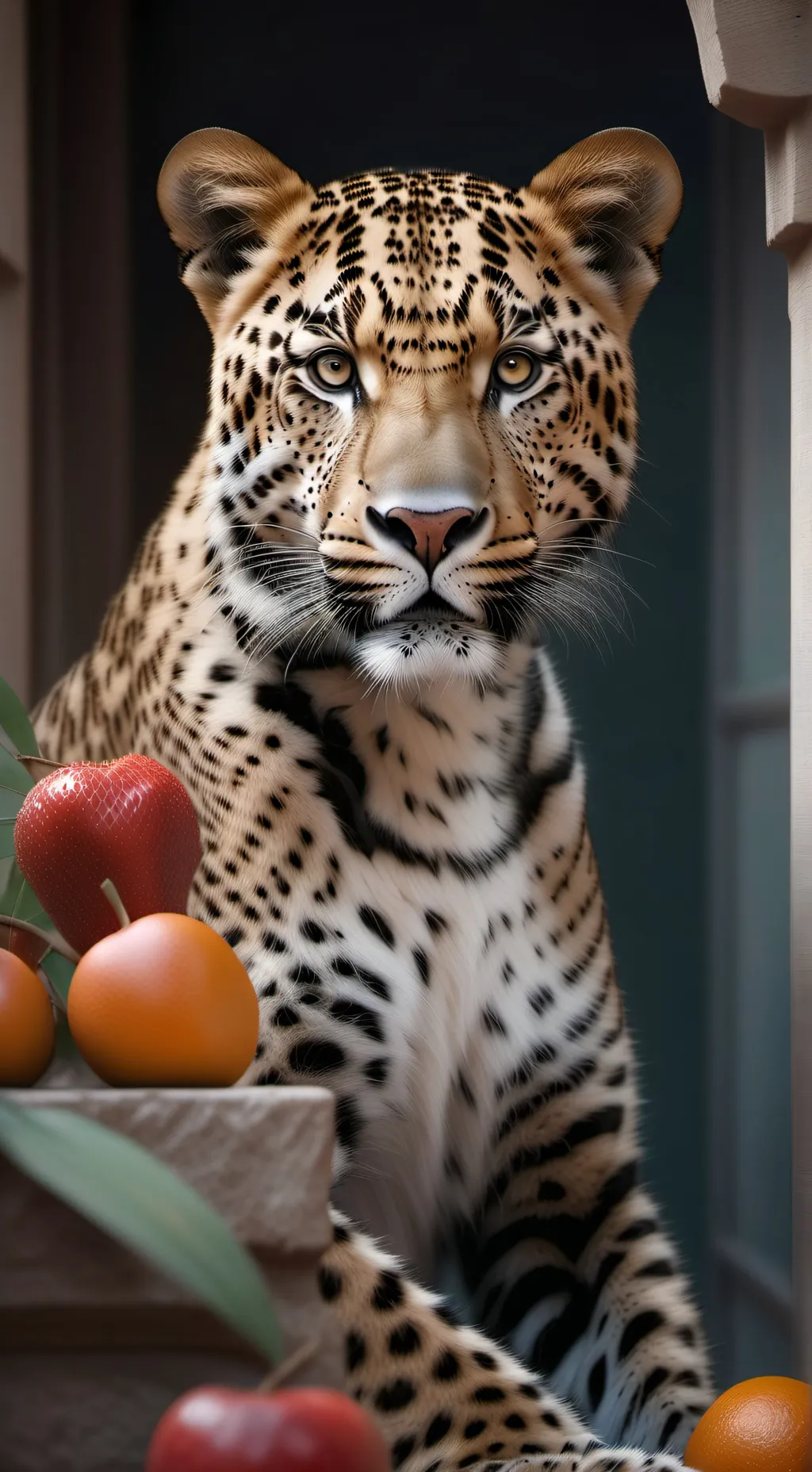 ai character: fruta leopardo background