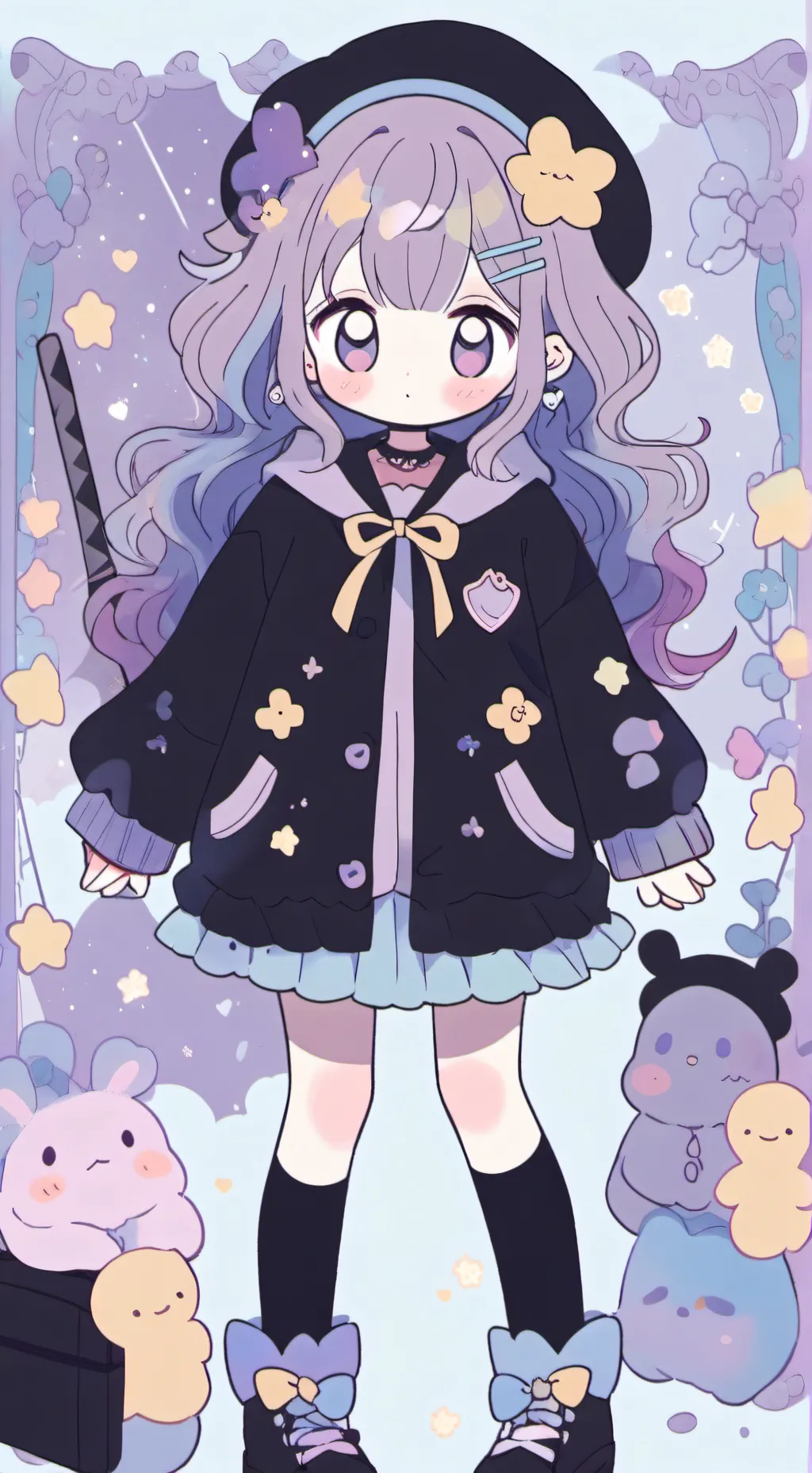 ai character: mha depressed! background