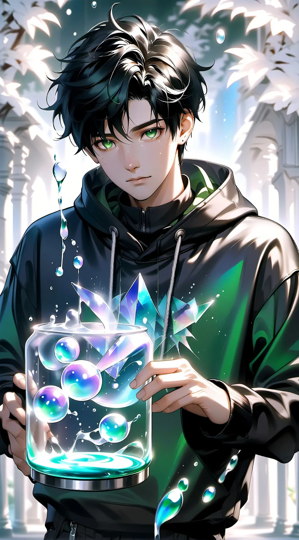 ai character: Xavier  background