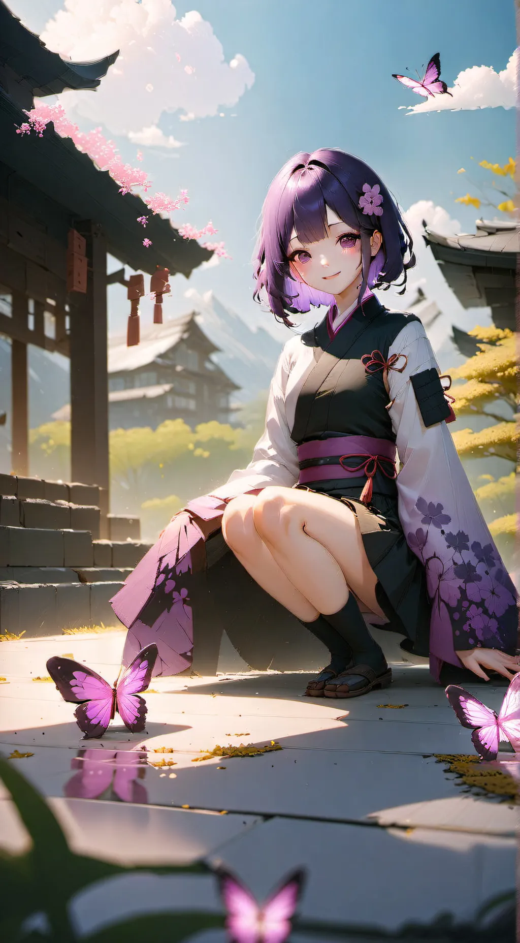 ai character: Demon slayer/Kny background