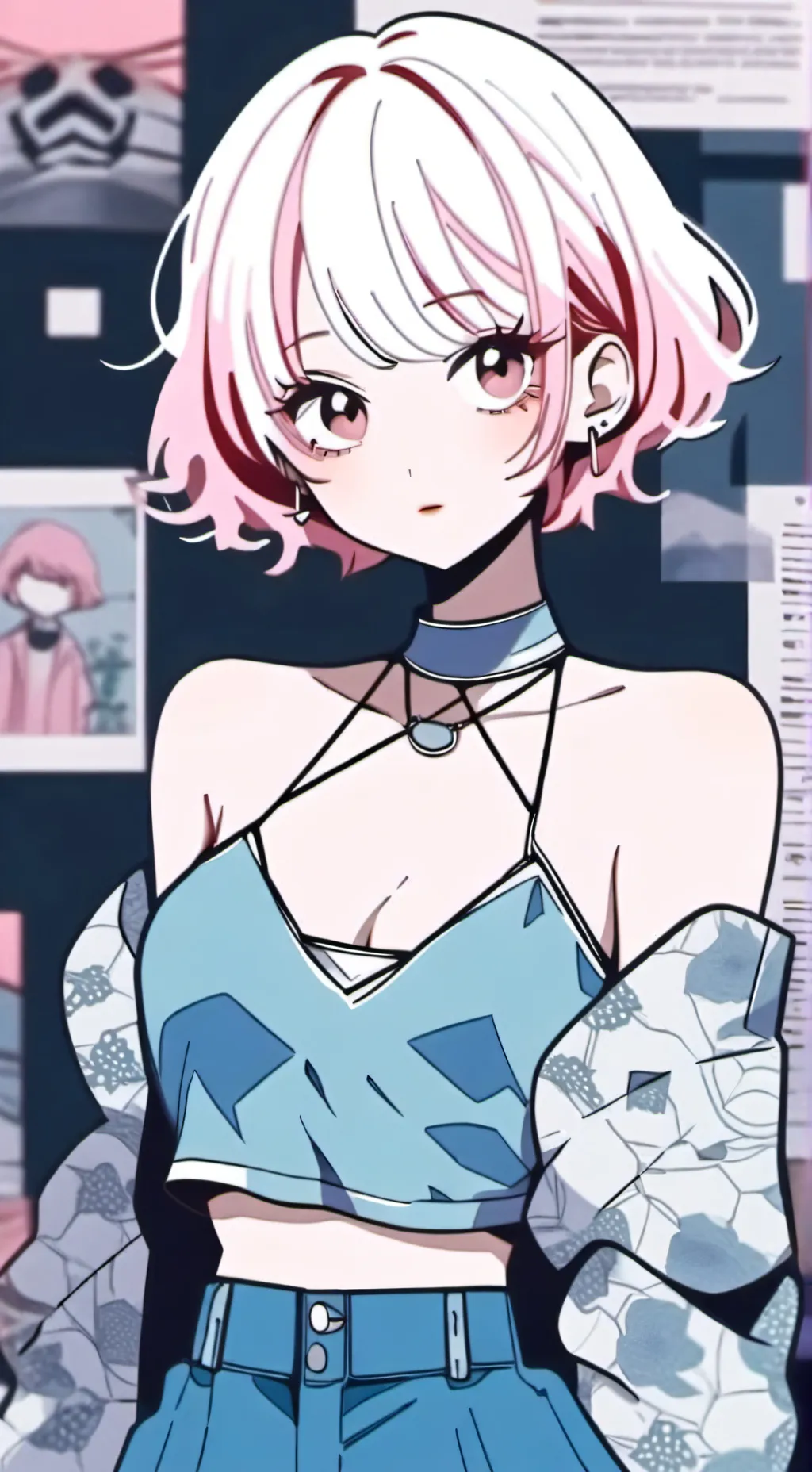 ai character: UWU CAT  background