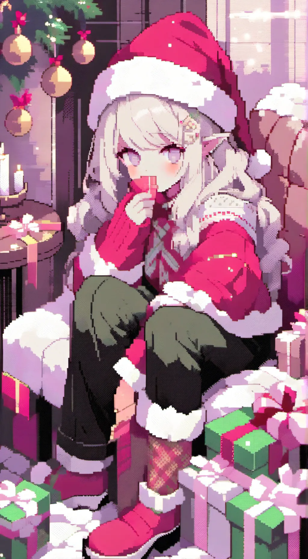 ai character: Christmas at BSD 2 background