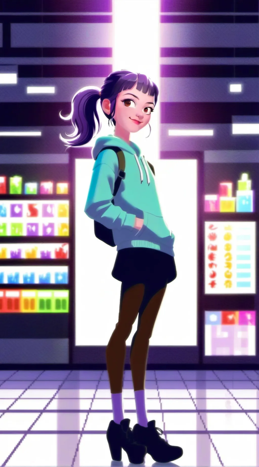 ai character: K-pop Demon Hunter background