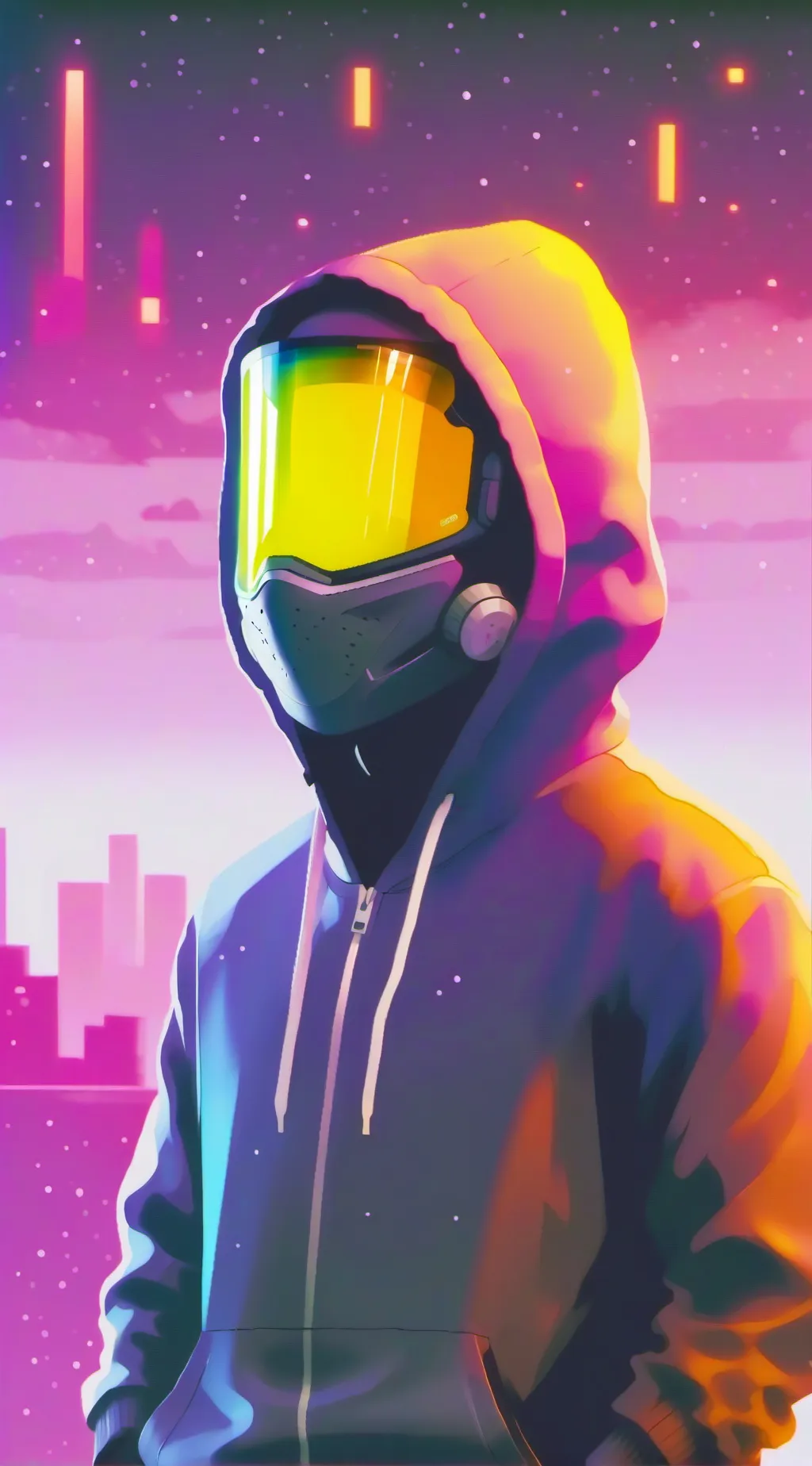 ai character: dark guy background