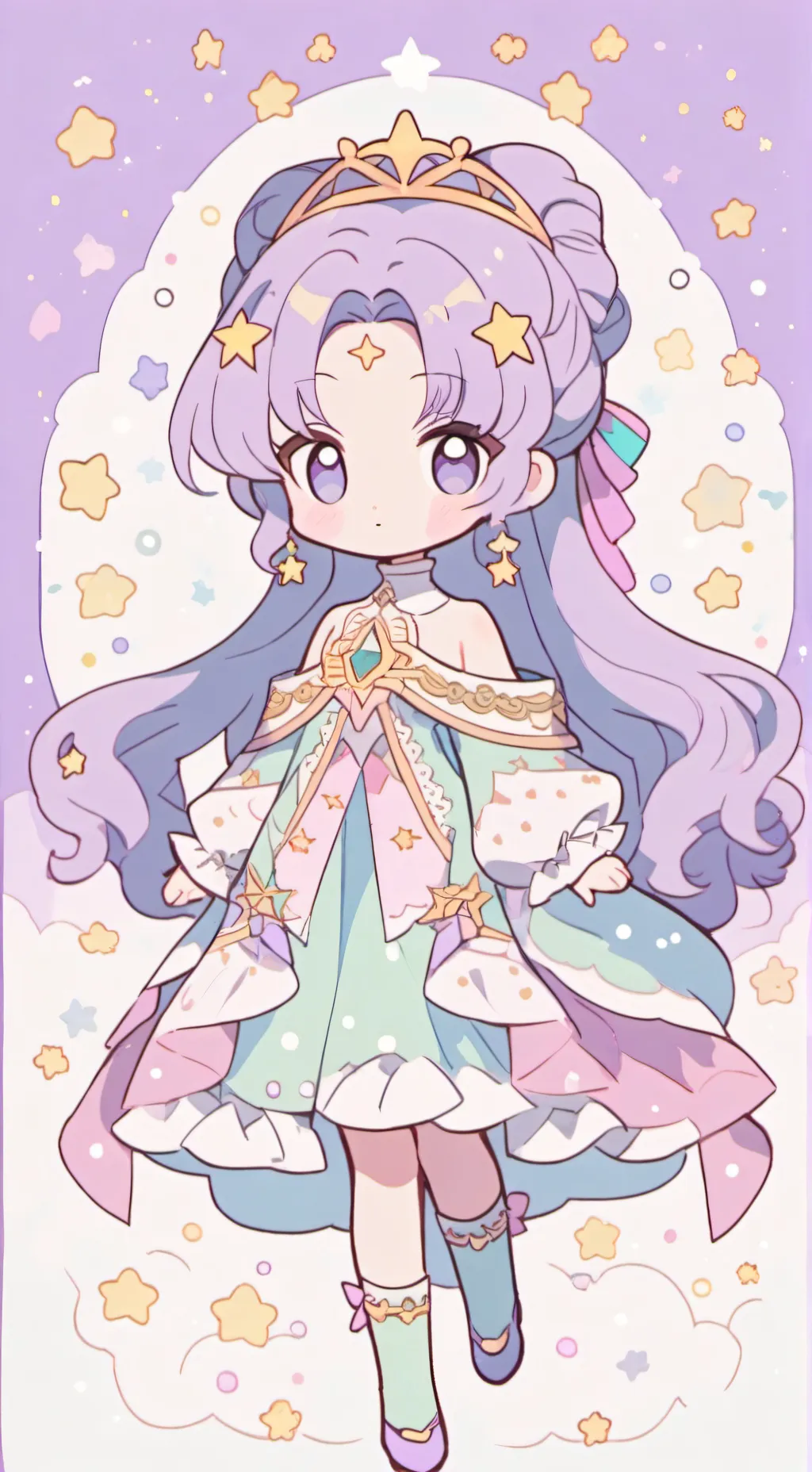 ai character: sela💜 background